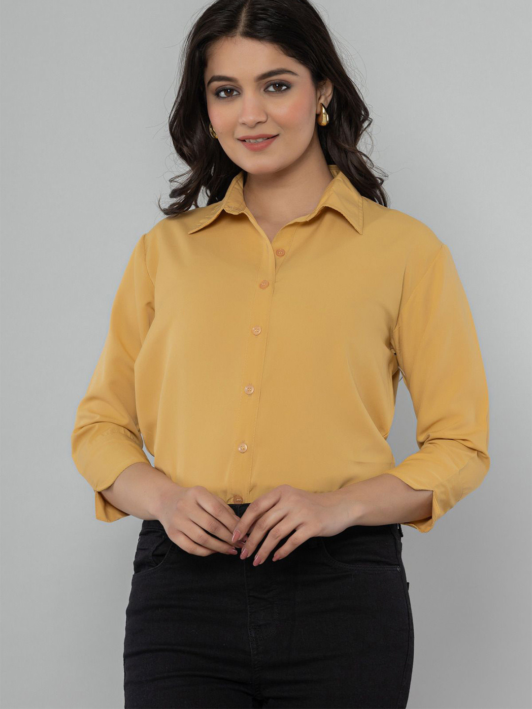 SHOOLIN Classic Regular Fit Slim Collar Formal Shirt