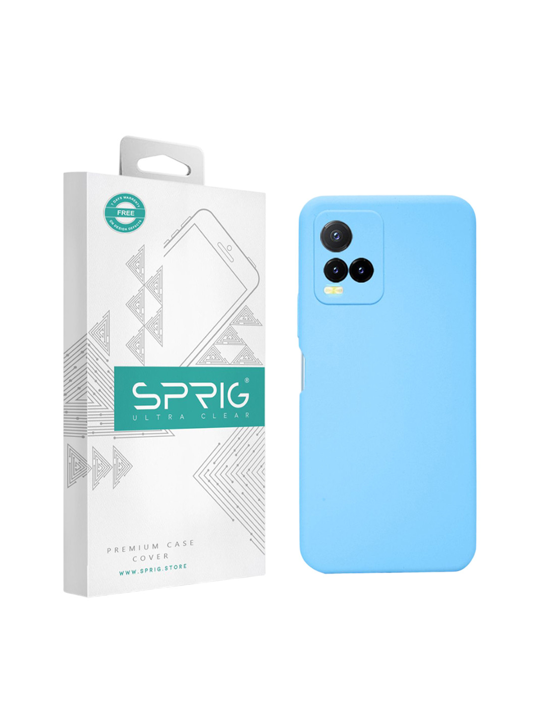 SPRIG Vivo Y21 Liquid Silicone Back Cover