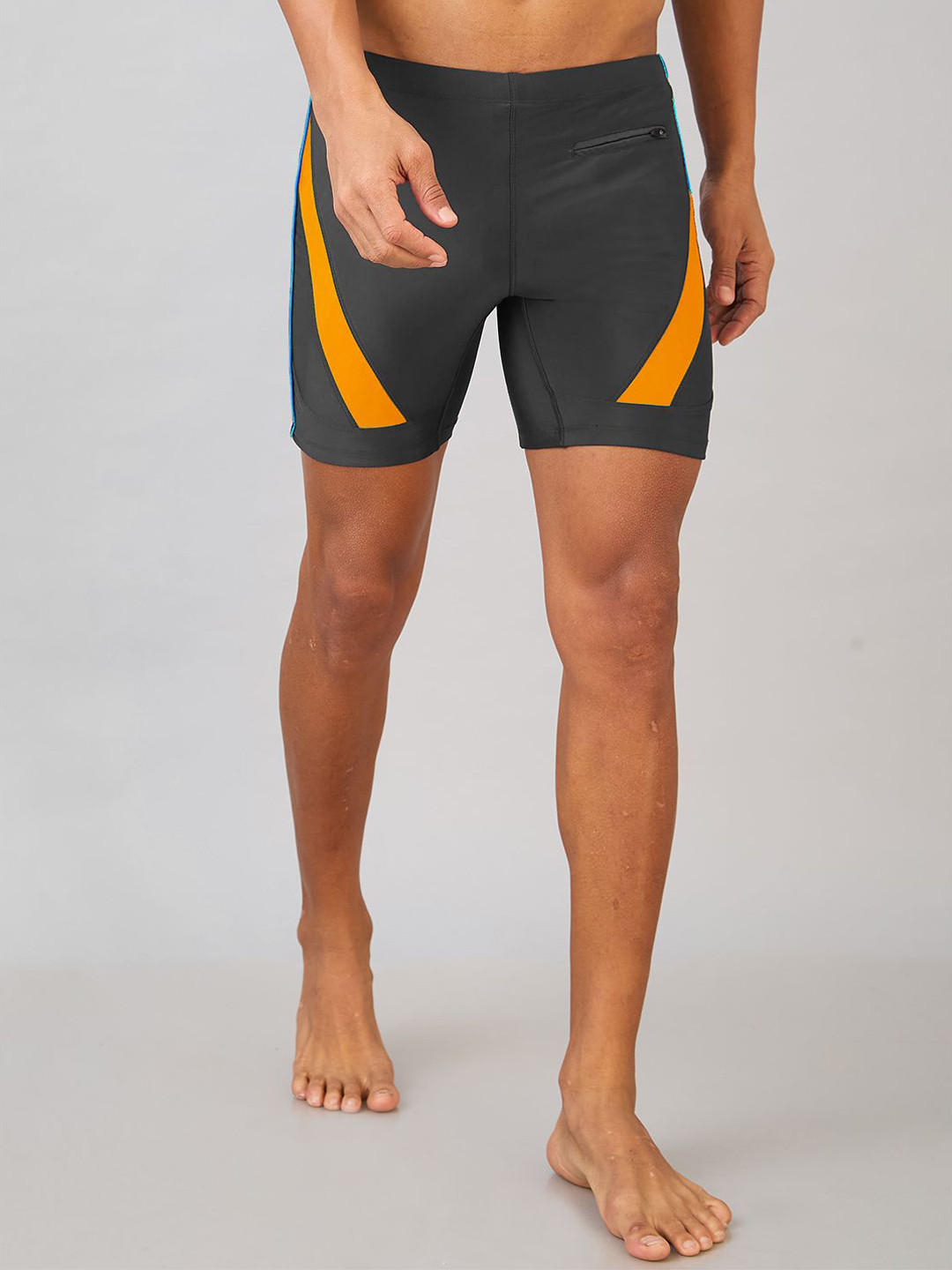 LYCOT  Swim Brief with front zip pocket with drawstrings.
