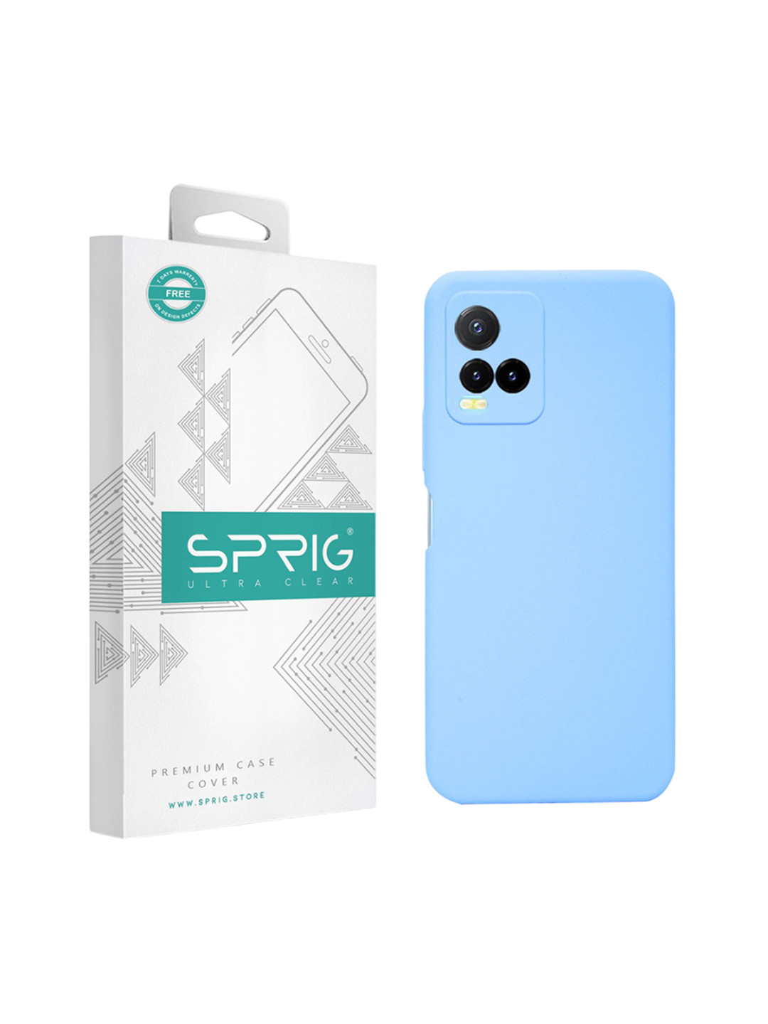SPRIG Vivo Y21 Liquid Silicone Back Cover