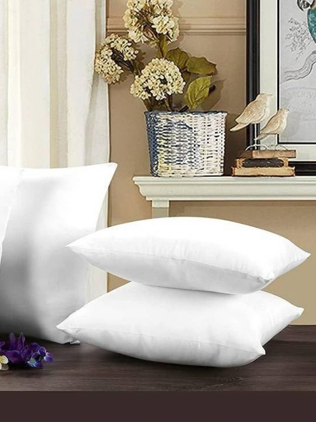 Torque 5-Pcs White Soft Vacuum Packed Square Cushion Fillers