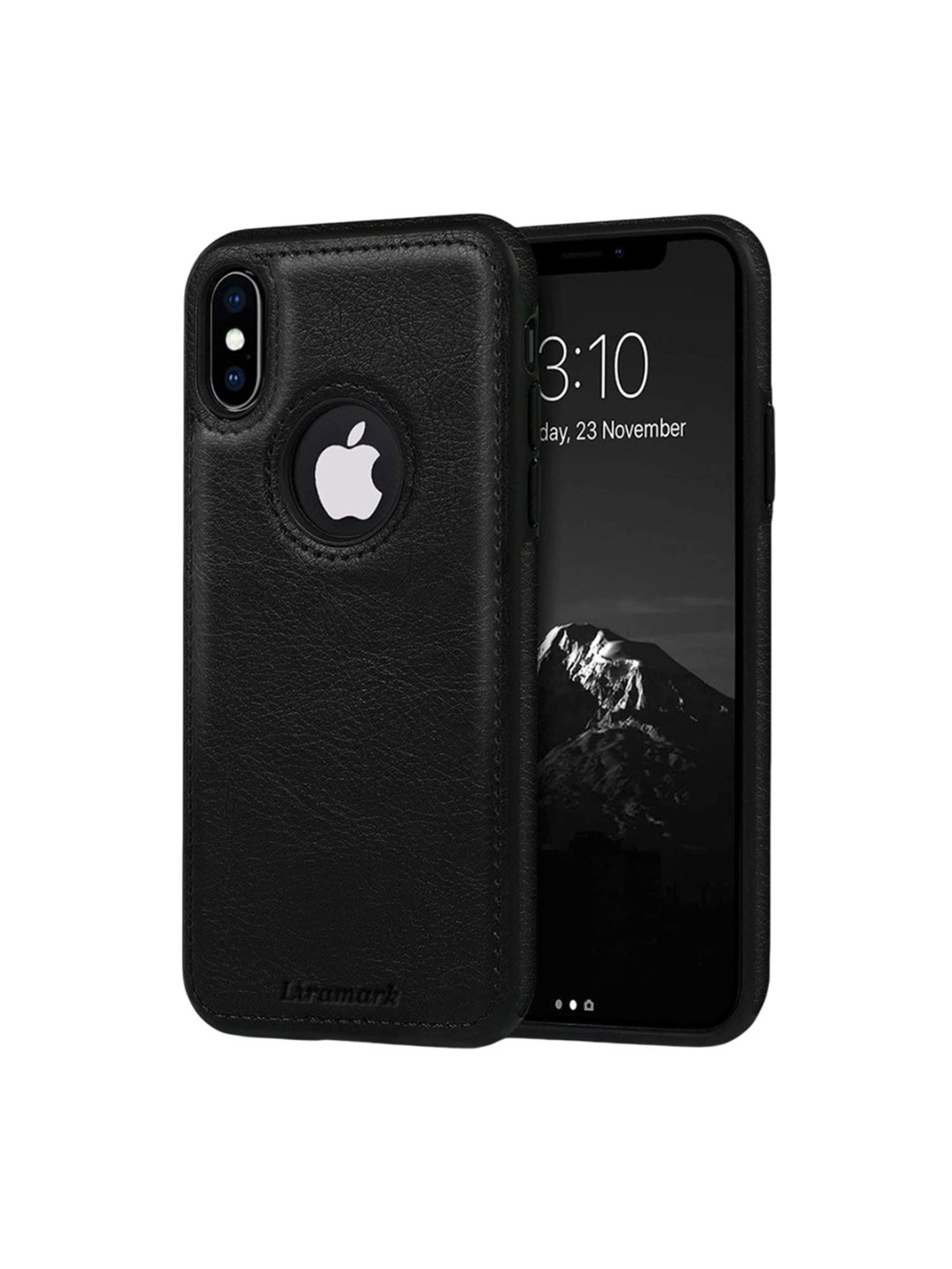 LIRAMARK Solid Printed iPhone Xs Back Case Mobile Accessories