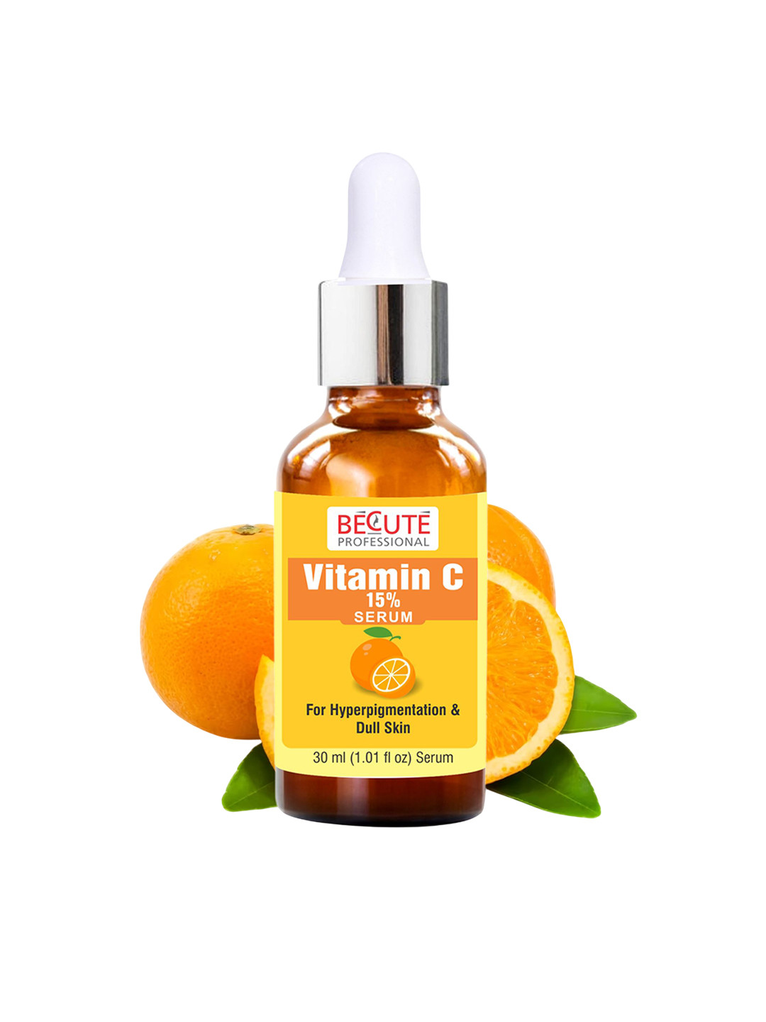 BECUTE Professional Vitamin C Face Serum With Orange Extract For Glowing Skin - 30 ml