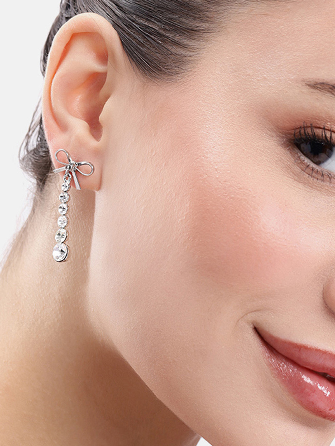 DressBerry Bow Design Drop Earrings