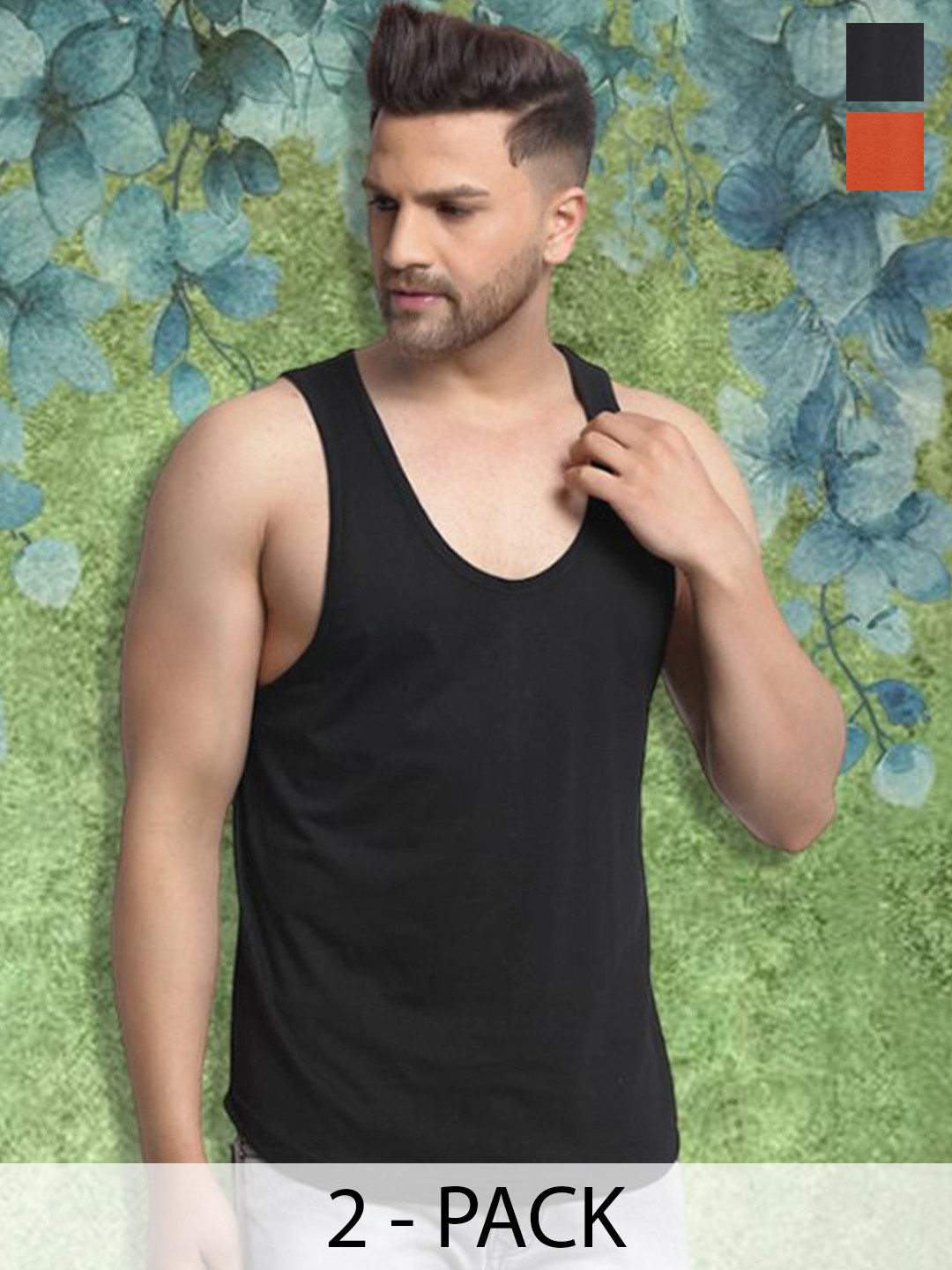 FBAR Pack Of 2 Gym Innerwear Vests FBCLC-01-43