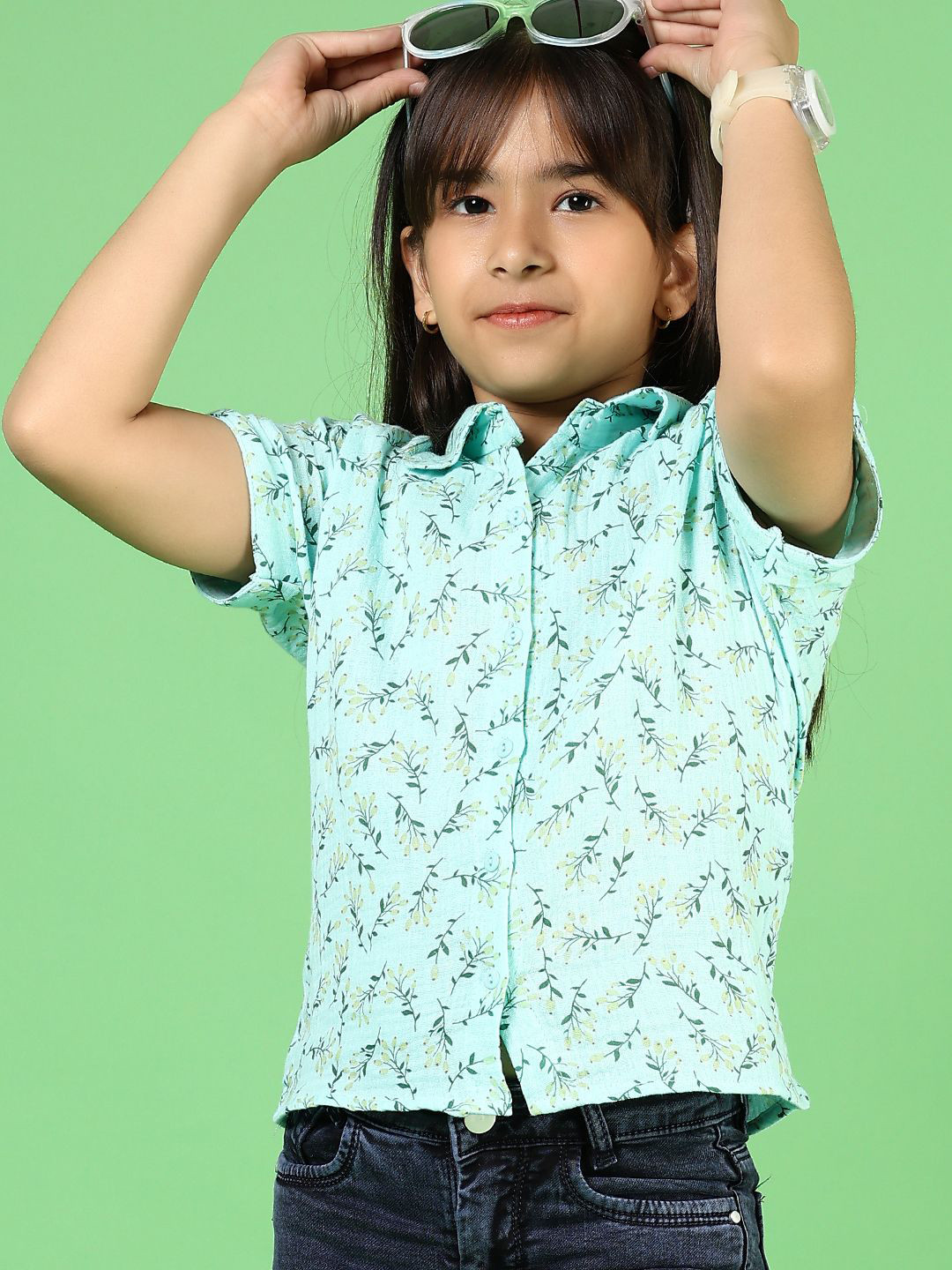 V-Mart Floral Cotton Top
