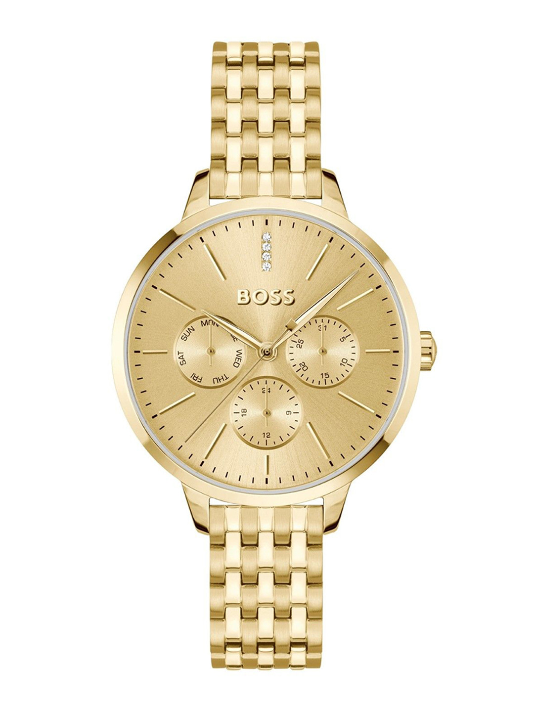 BOSS Women Dial & Stainless Steel Bracelet Style Straps Analogue Watch 1502782