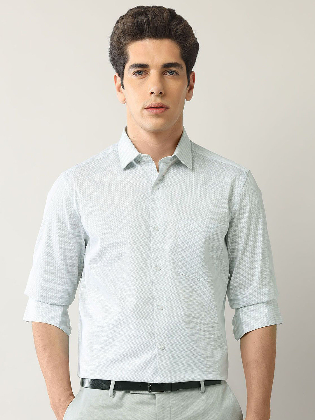 Arrow Men Classic Opaque Printed Formal Shirt