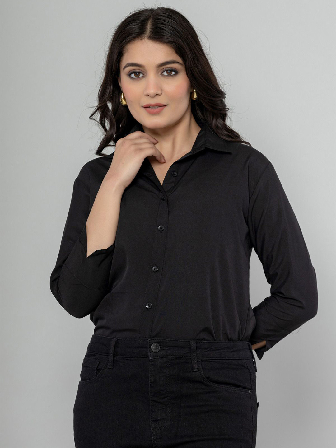 SHOOLIN Classic Regular Fit Slim Collar Formal Shirt