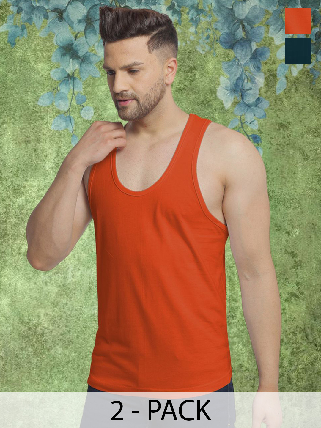 FBAR Pack Of 2 Gym Innerwear Vests FBCLC-36-43