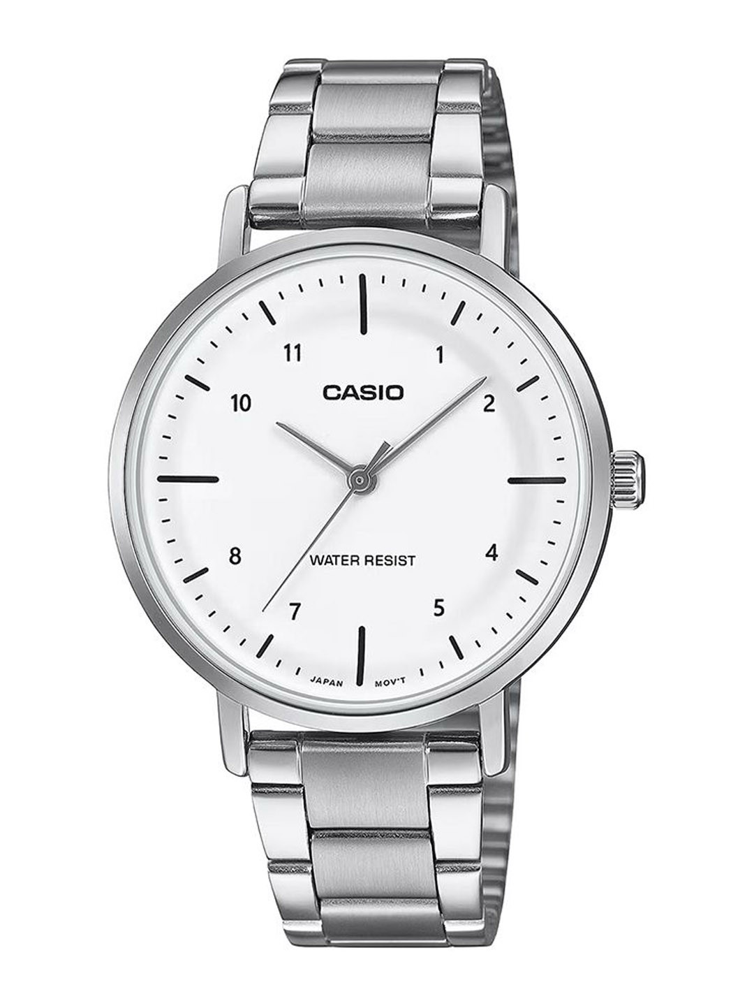 CASIO Women Dial & Stainless Steel Cuff Straps Analogue Watch A2424