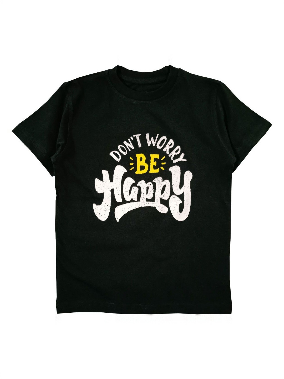 SNOWFLAKES Kids Typography Printed Pure Cotton Applique T-shirt