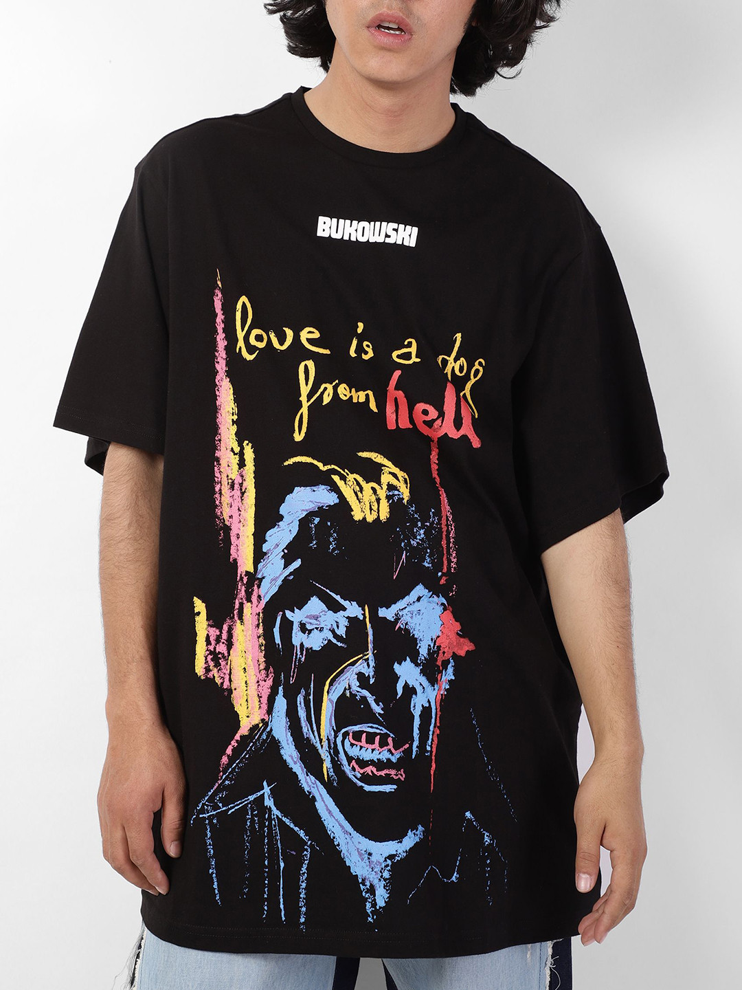 HUEMN Chapter 2 Bukowski Trilogy Oversized T-shirt