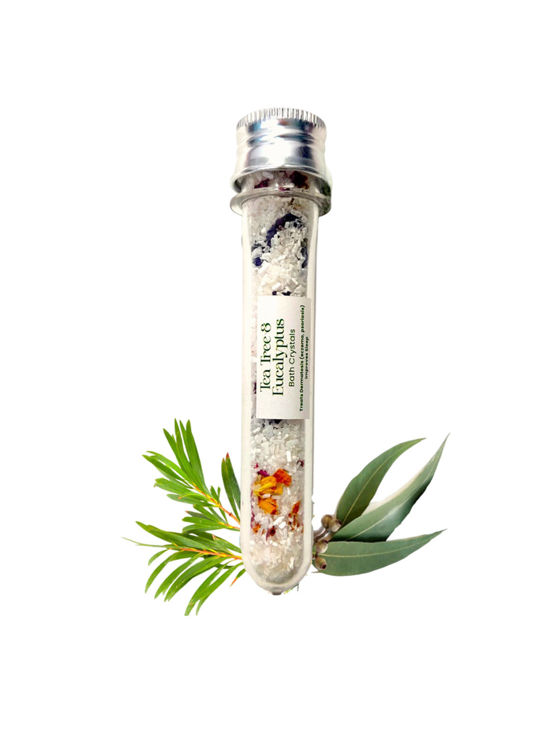 BATH & BODYCARE Teatree Eucalyptus Tube Bath Crystals - 50g