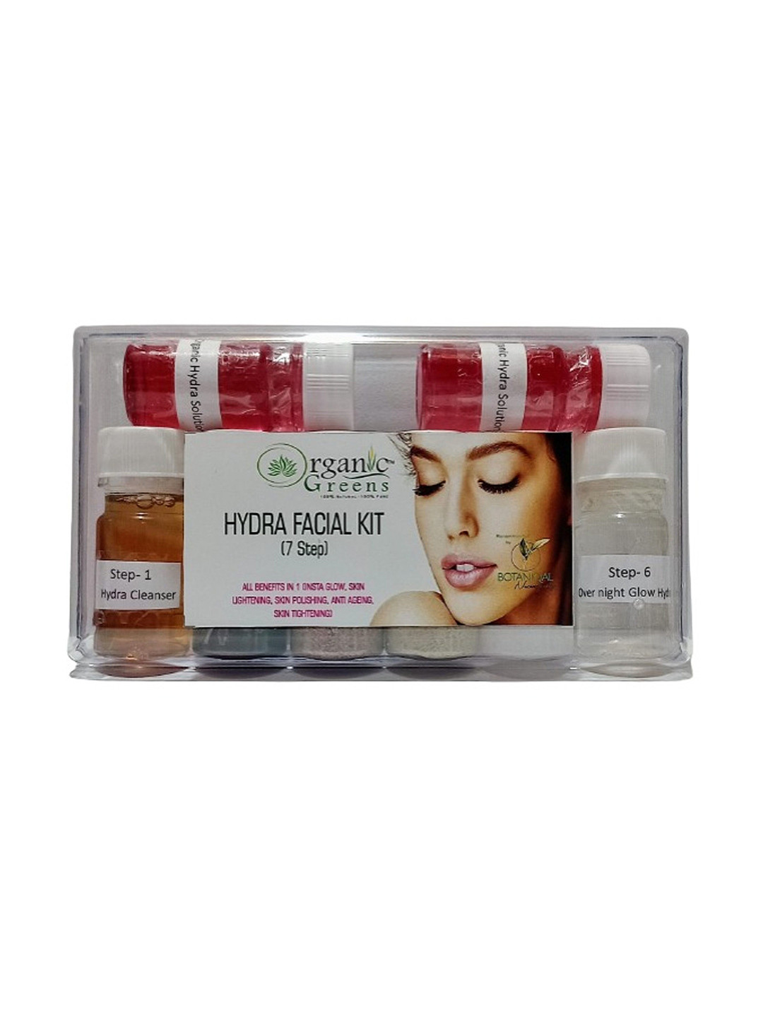 Organic Greens 7 Step Hydra Radiance Facial Kit - 200 g
