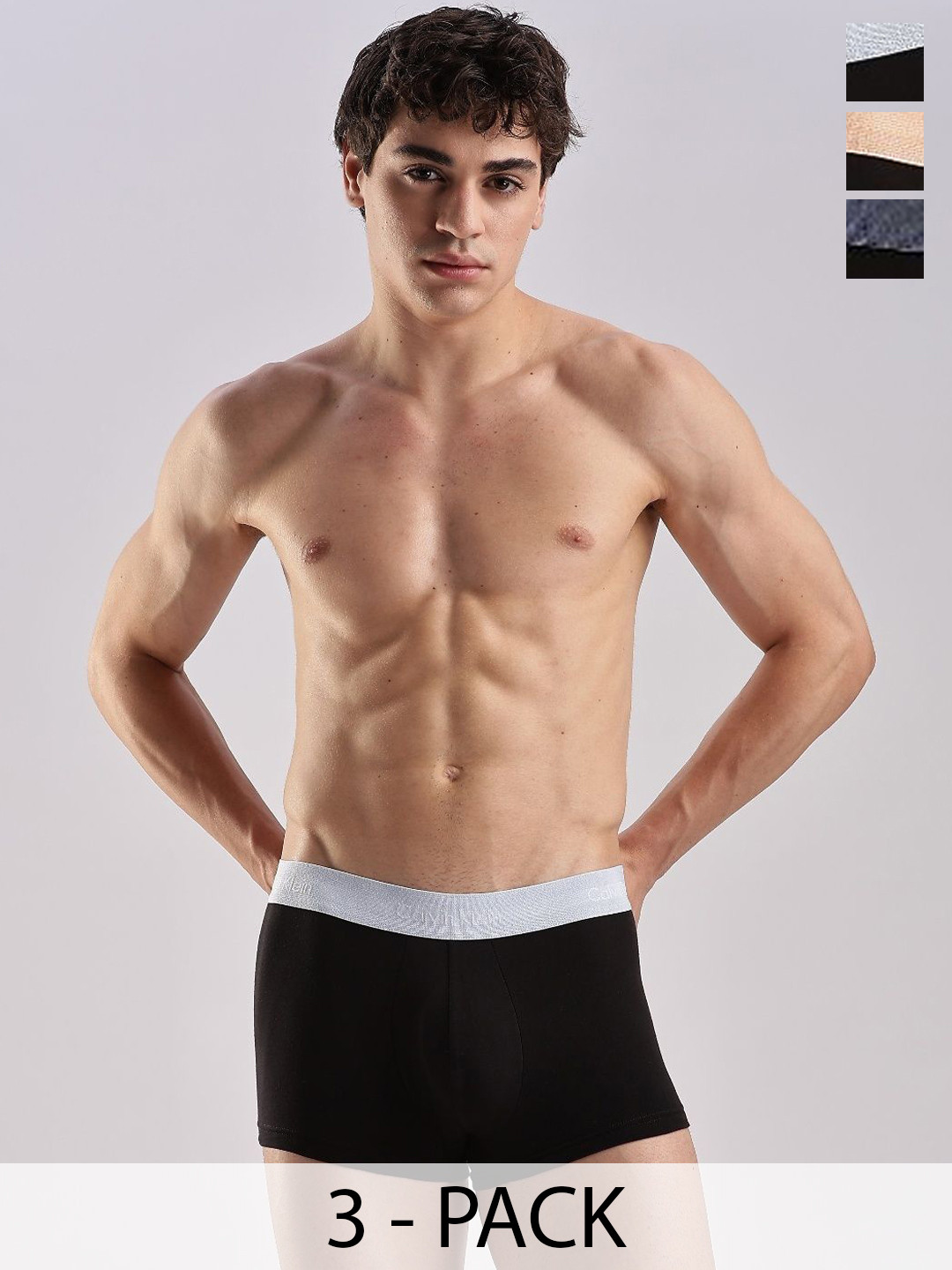 Calvin Klein Underwear Pack Of 3 Low-Rise Trunks U2664927