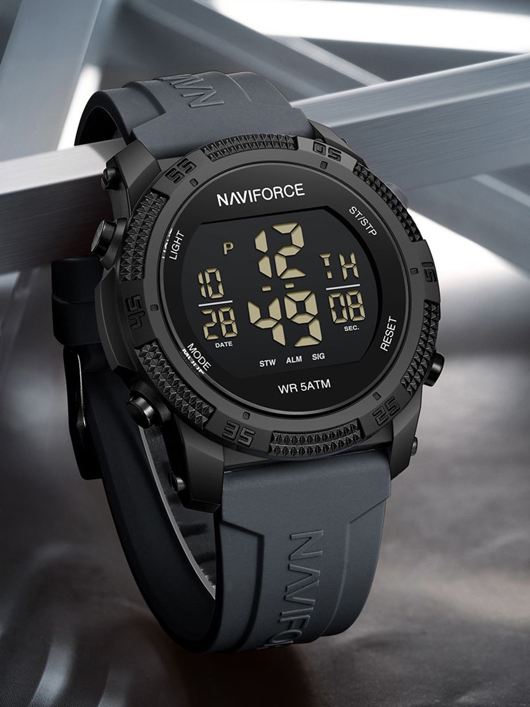 Naviforce Men Dial & Straps Digital Watch NF7104_B GY