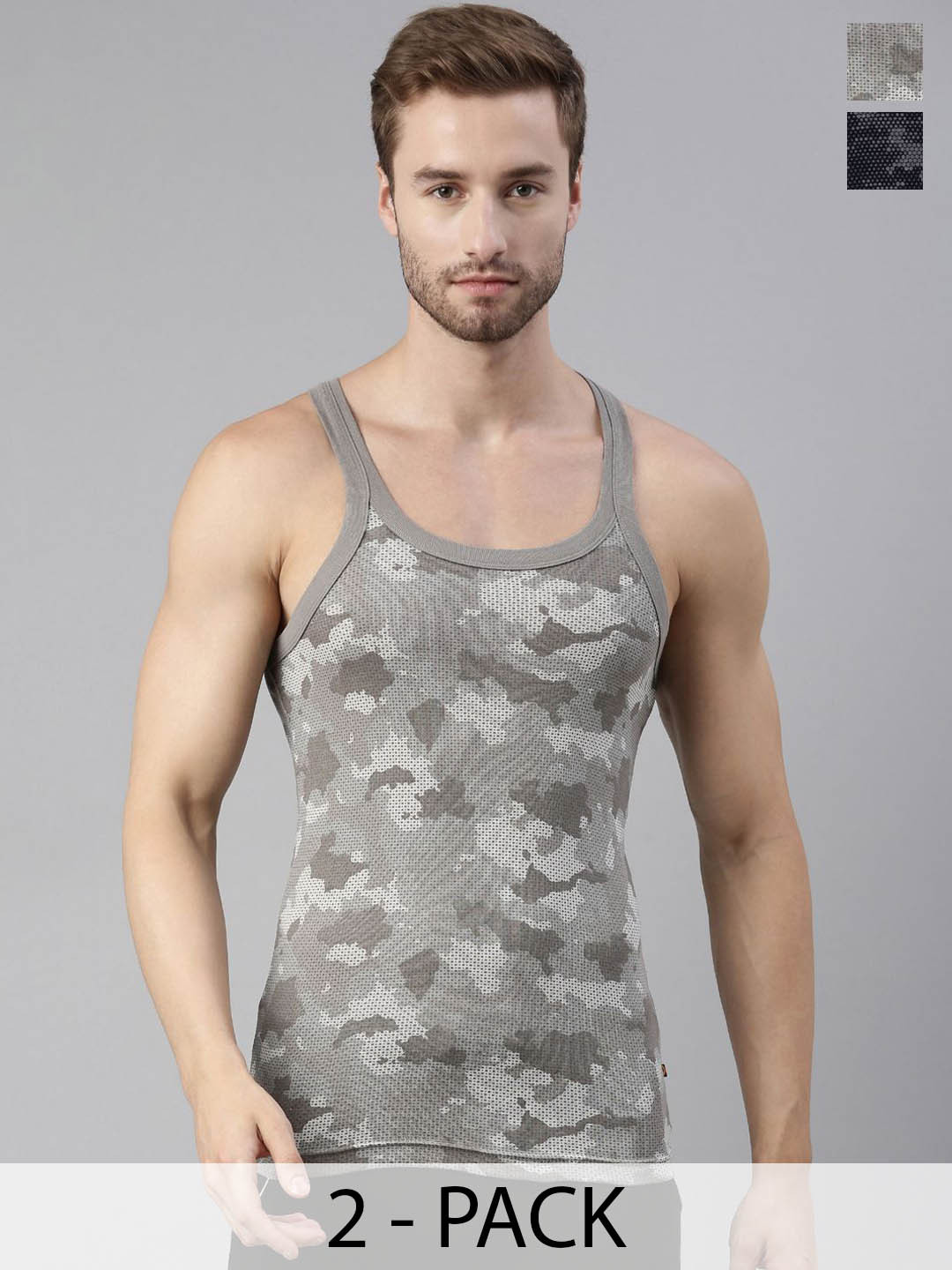 DIXCY SCOTT MAXIMUS 2Pc Round Neck Advance Moisture Vests N_MAXGV02 IMPEL-VST-P2, GHGNV