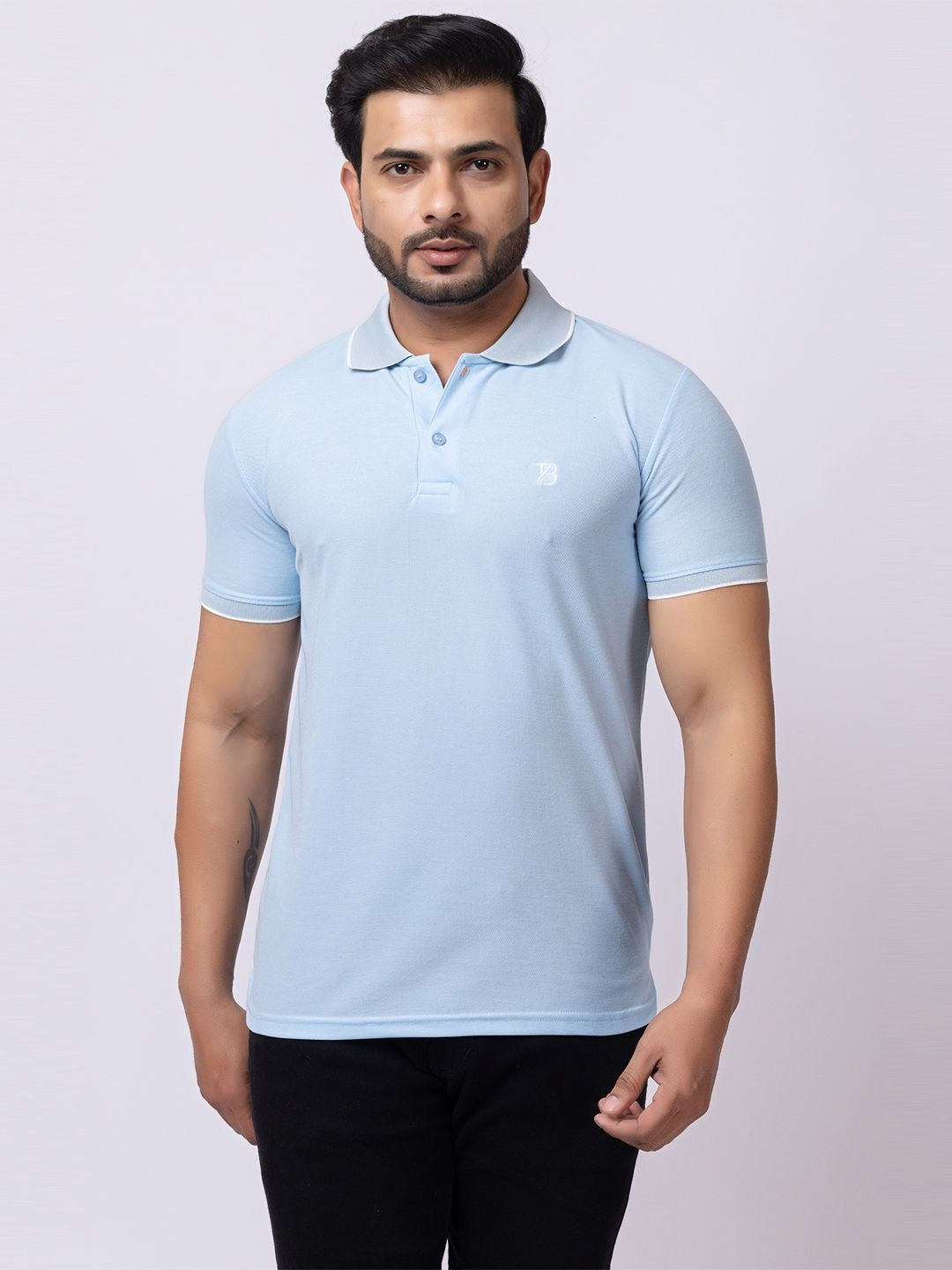GEE 5 Cotton Polo Collar T-shirt