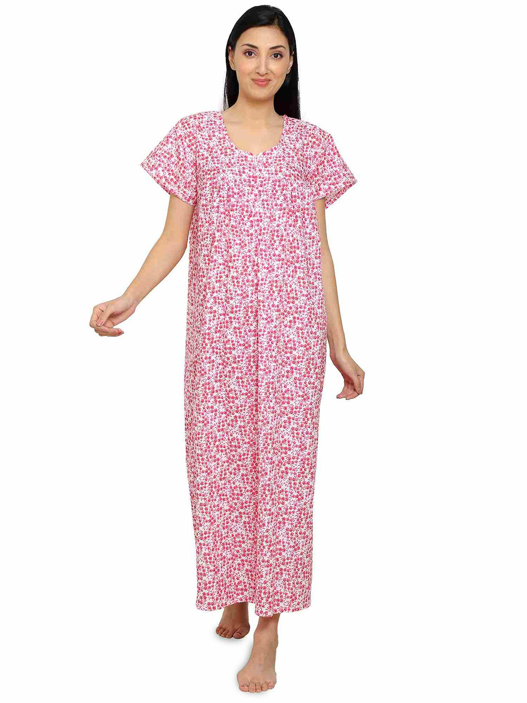 Taausha Printed Maxi Nightdress