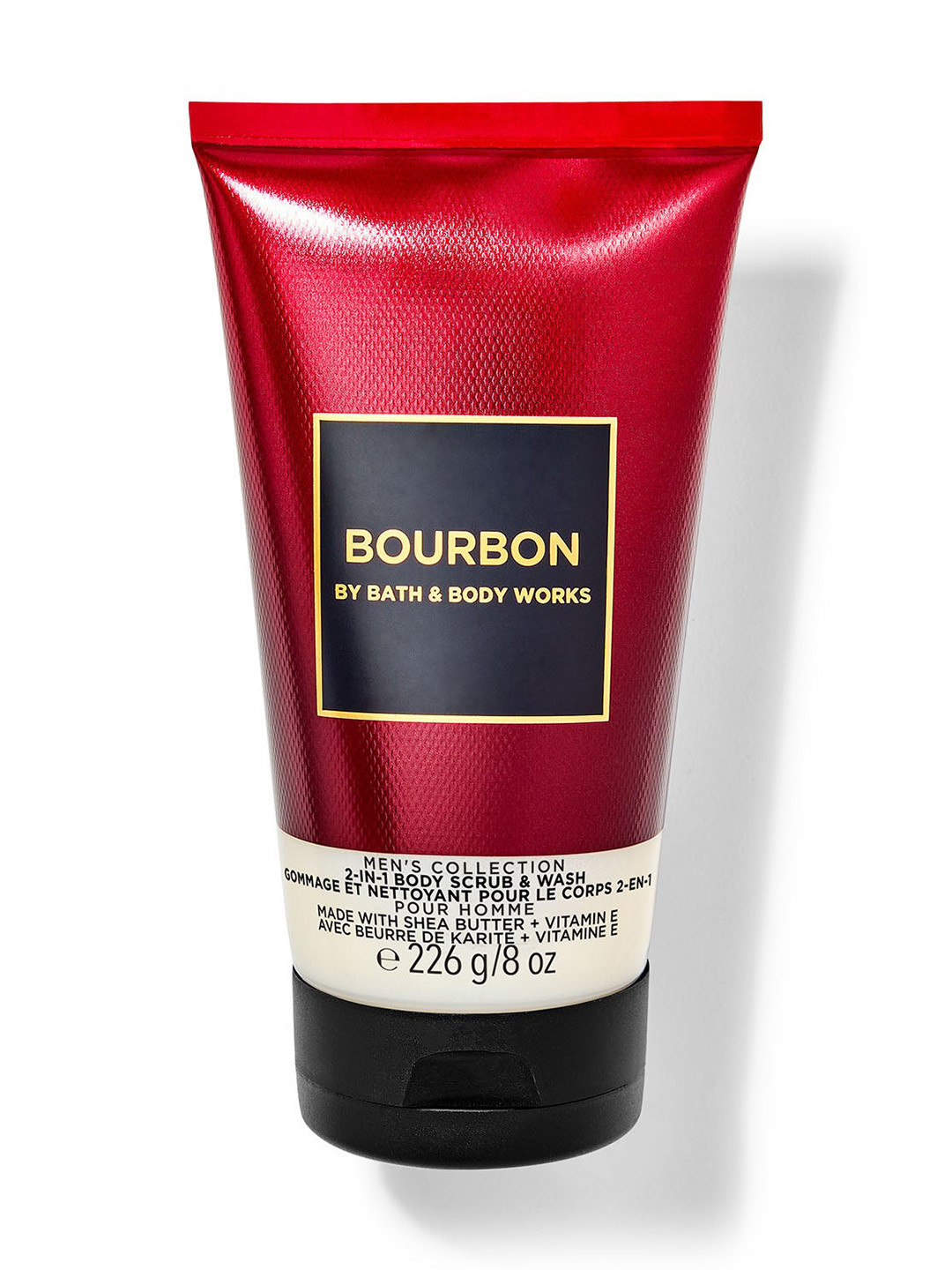 Bath & Body Works Men Bourbon 2-in-1 Body Scrub & Wash - 226g