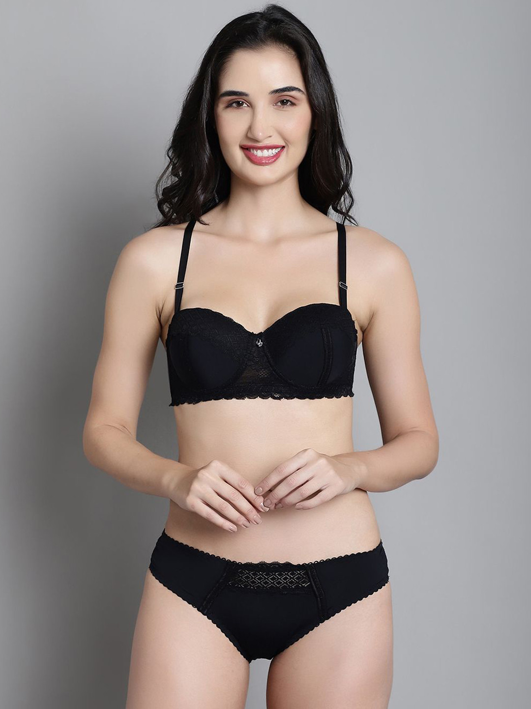 MAKCLAN Shoulder Straps Lingerie Set MK2213LZS