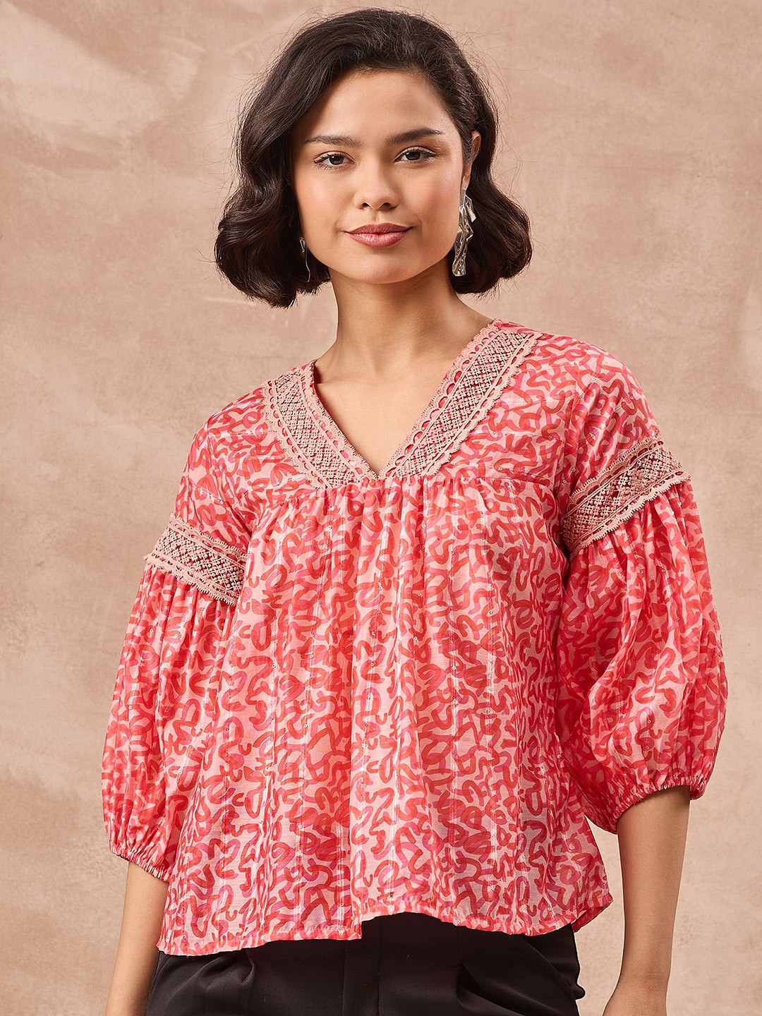 Routes by All About You Georgette Top