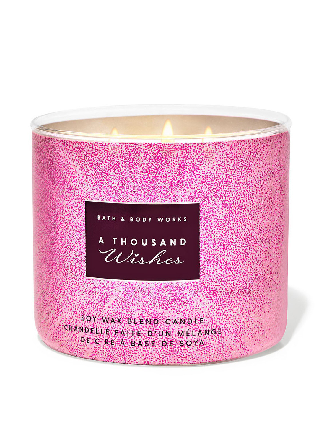 Bath & Body Works A Thousand Wishes 3 Wick Scented Abstract Geometric Regular Jar Candles