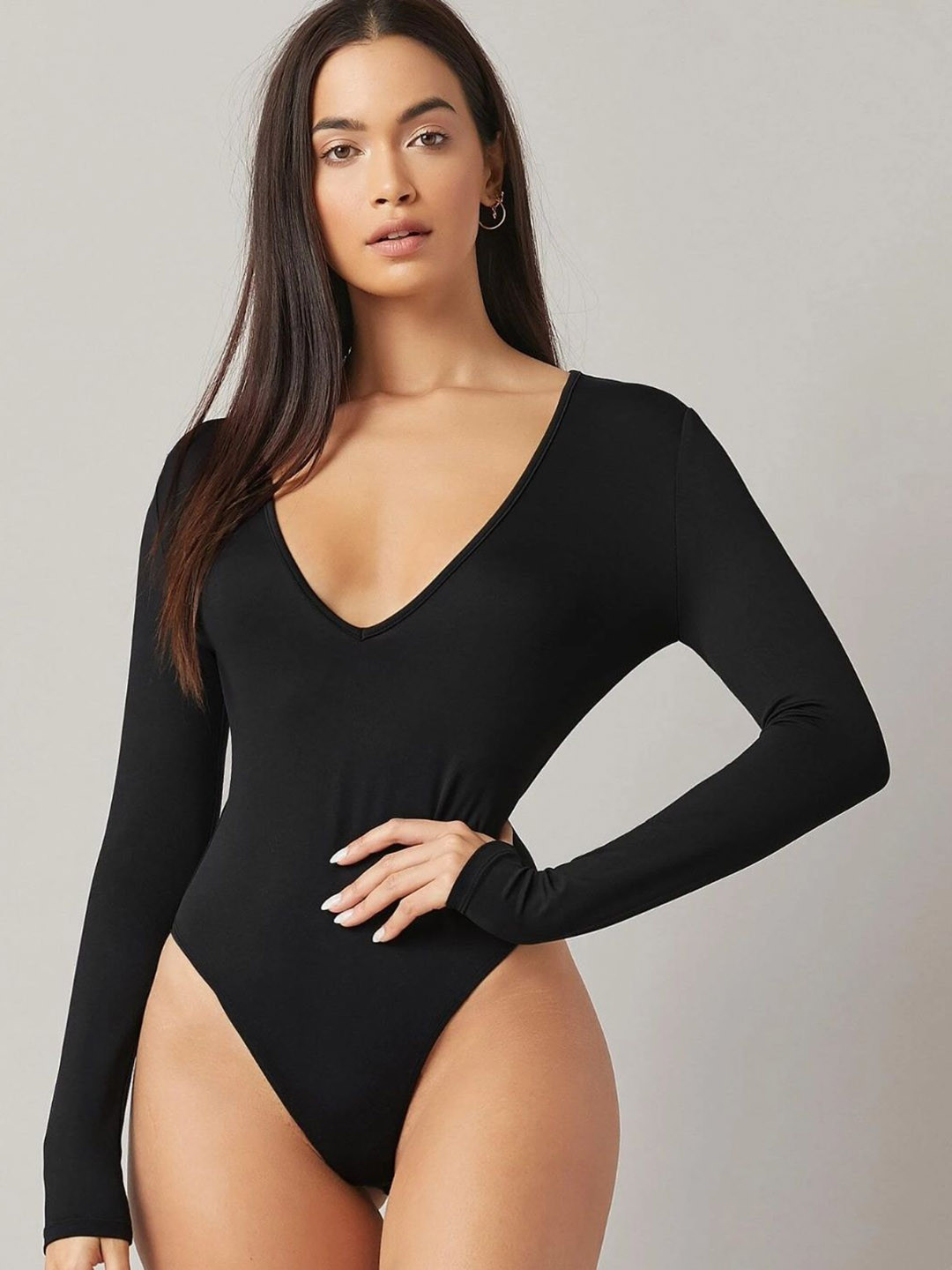 TRENDY ERA Long Sleeves Bodysuit