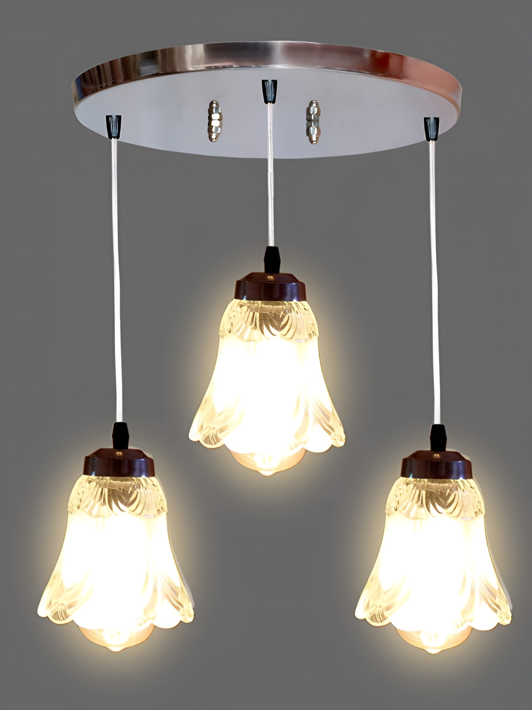 GAUVIK Transparent Glass Ceiling Lamp