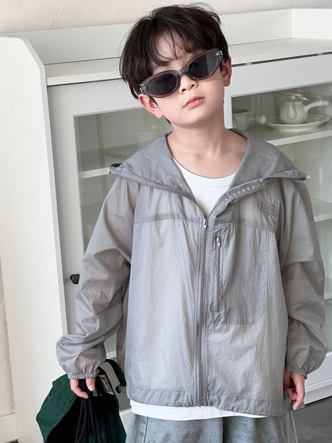 LULU & SKY Unisex Kids Polyester Biker Jacket