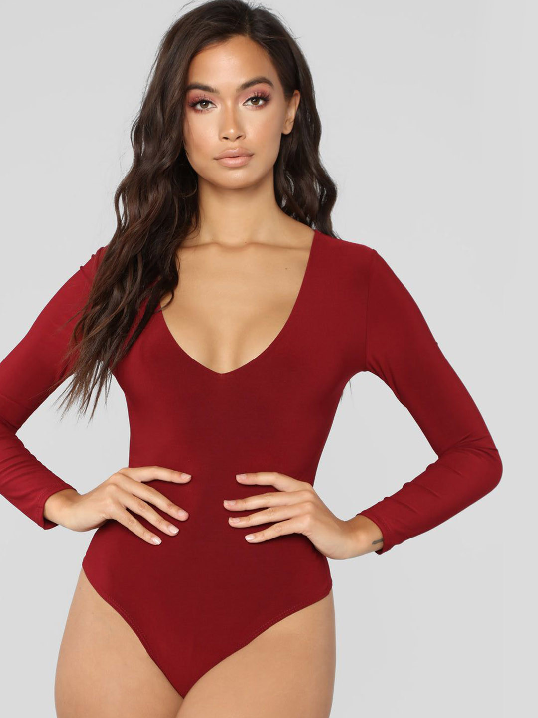 TRENDY ERA Long Sleeves Bodysuit