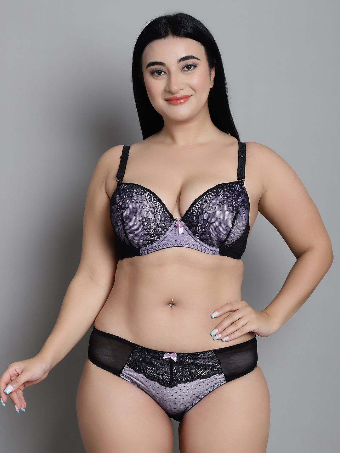 MAKCLAN Shoulder Straps Lingerie Set MK1320LQS