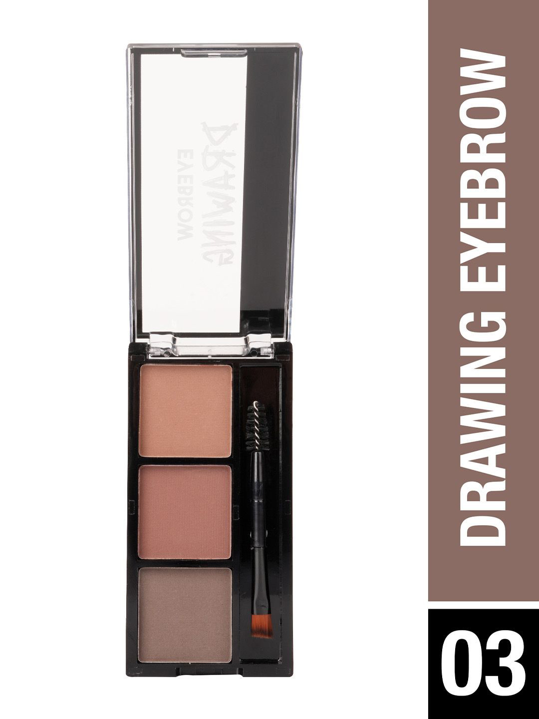 Hilary Rhoda 3 Shades Drawing Eyebrow Palette- Shade- 03