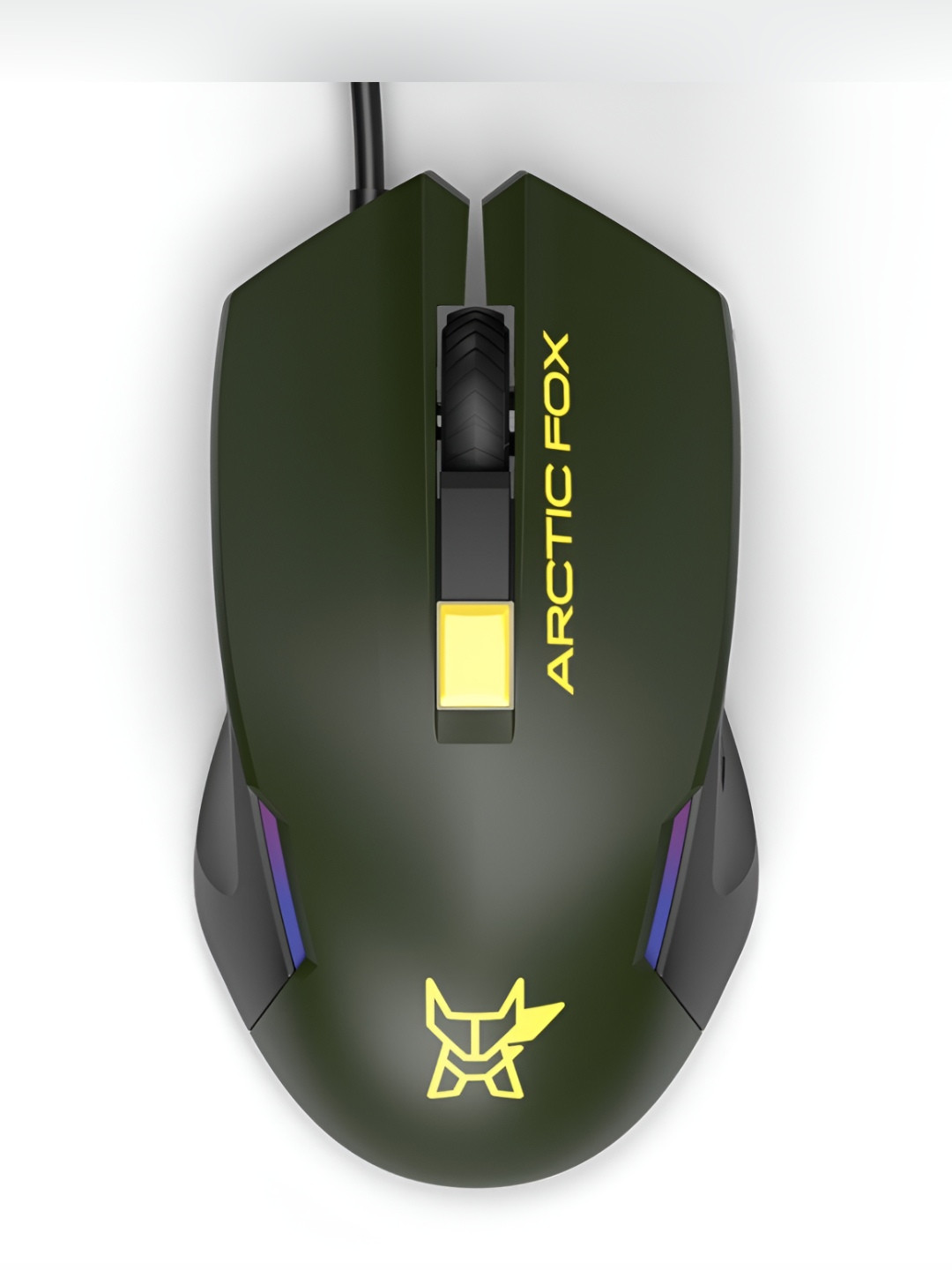 Arctic Fox Breathing Lights & DPI Upto 3600 Wired USB Gaming Mouse