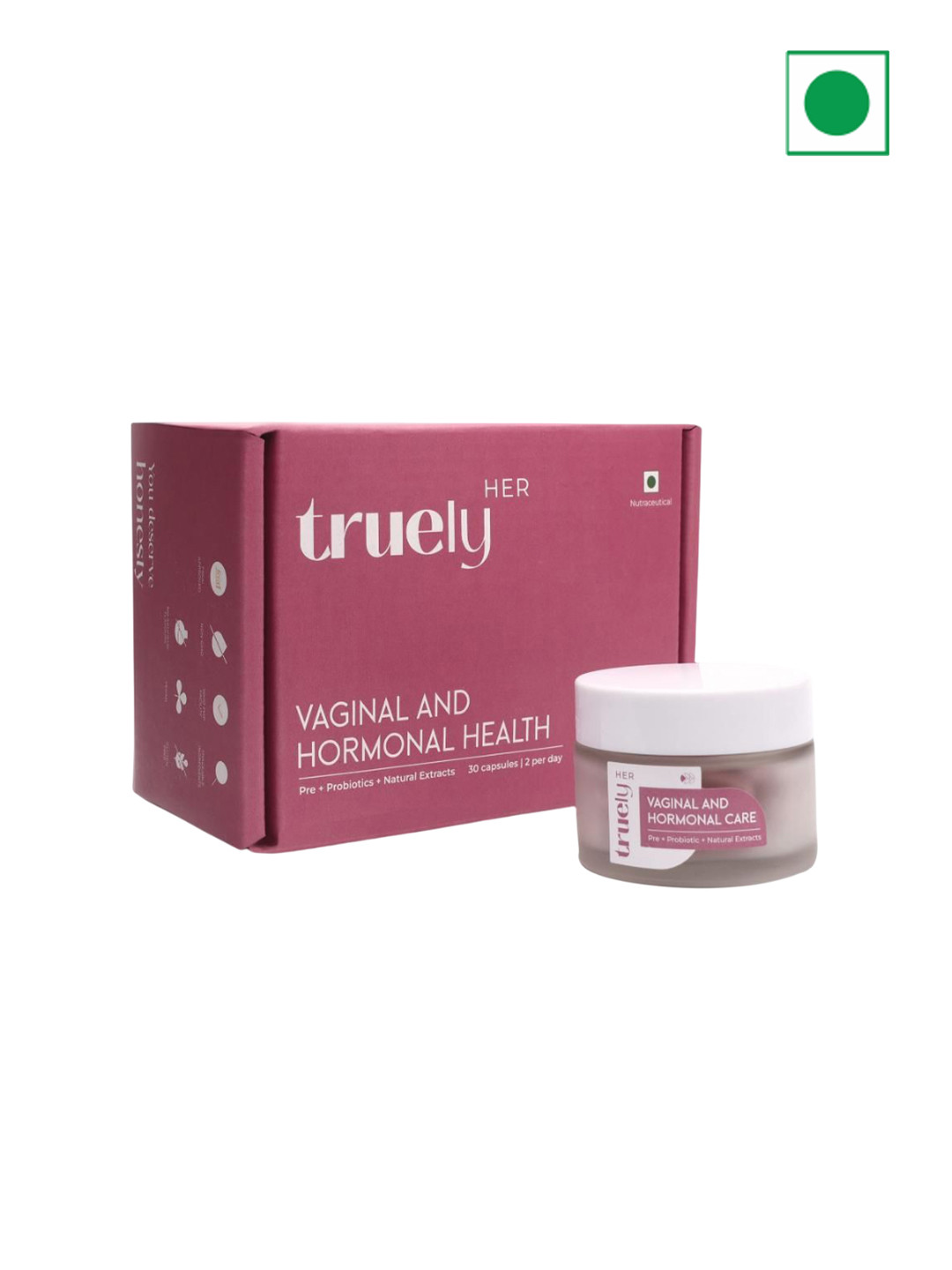 Truely Health Set Of 2 Vaginal & Hormonal Health Capsules - 30 Capsules Each
