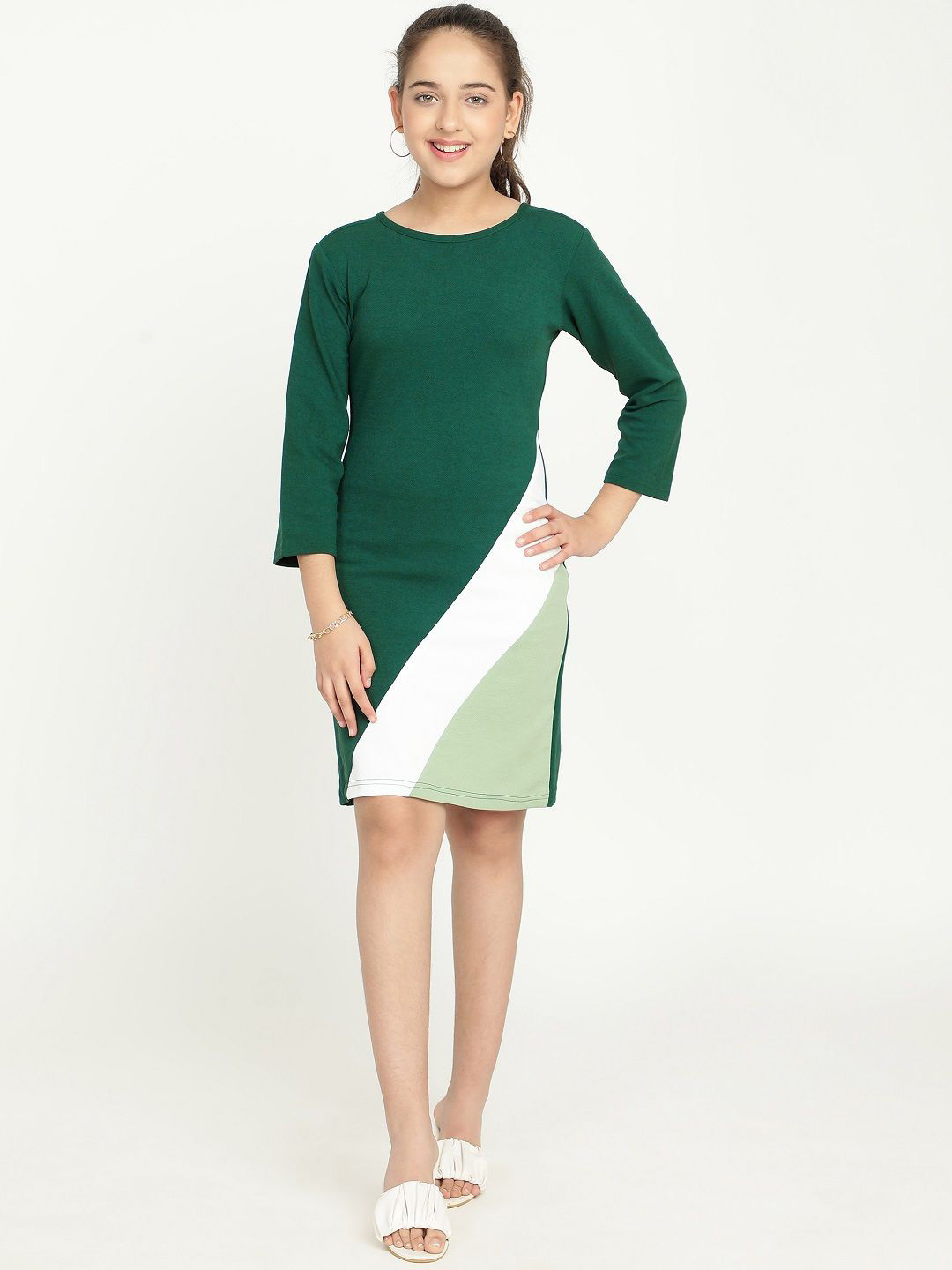 White World A-Line Dress