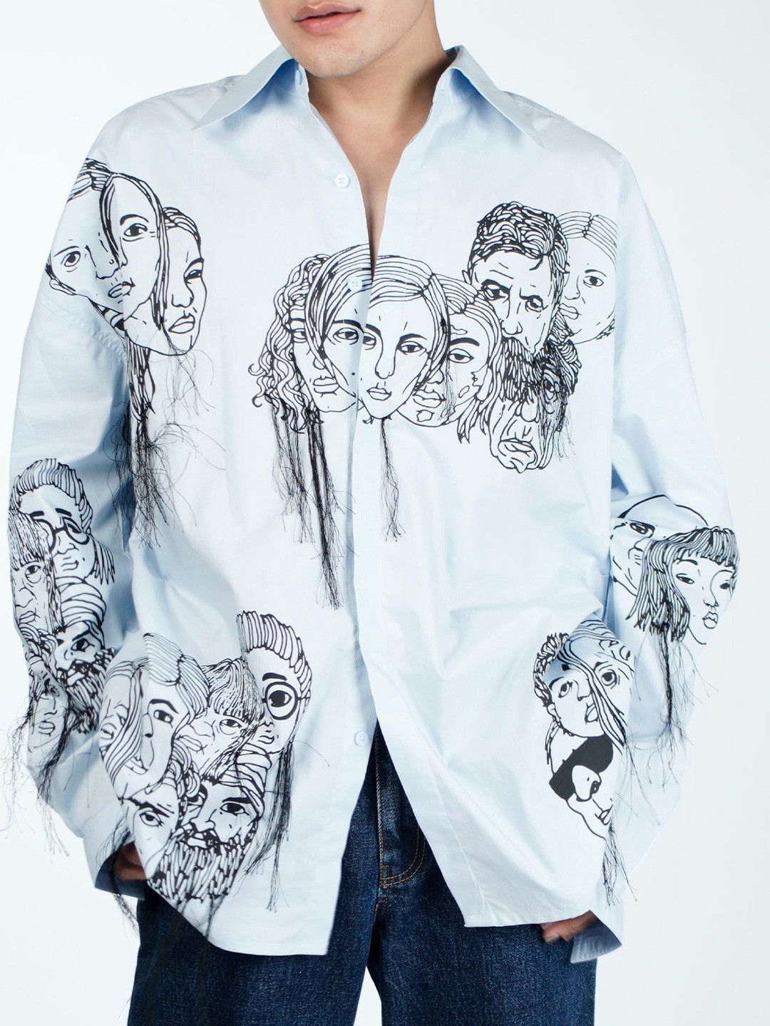 HUEMN Handcrafted Diversity Stream Shirt