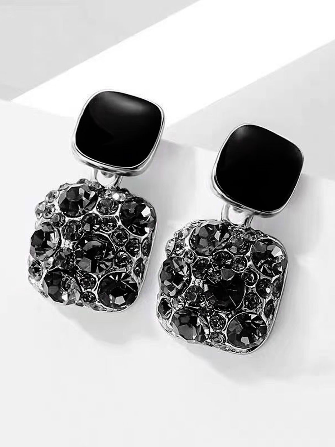 styledose Women Zircon Stone Crystal Danglers Rhinestone Classic Drop Earrings
