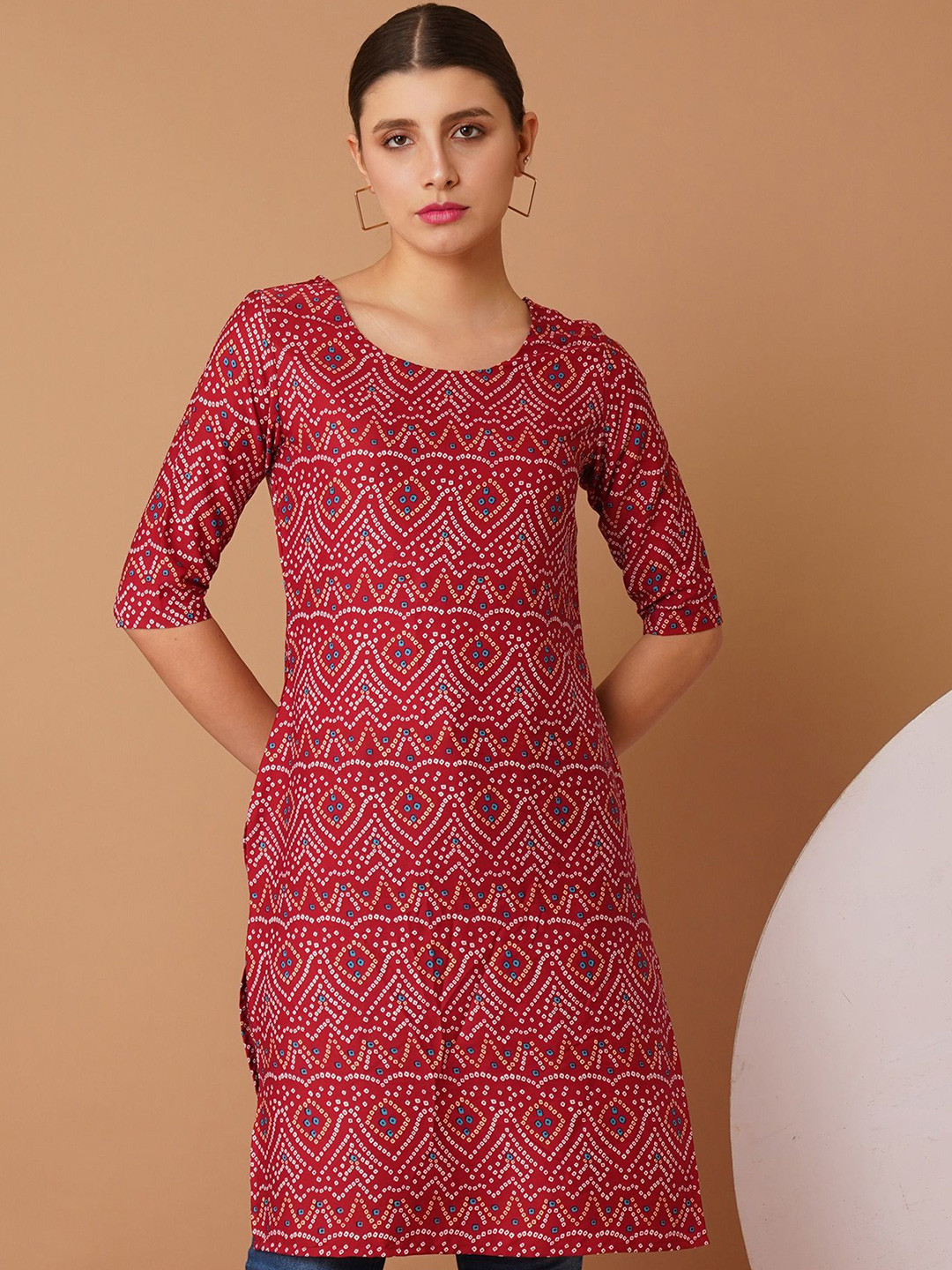 Moda Rapido Ethnic Motifs Printed Short Kurti