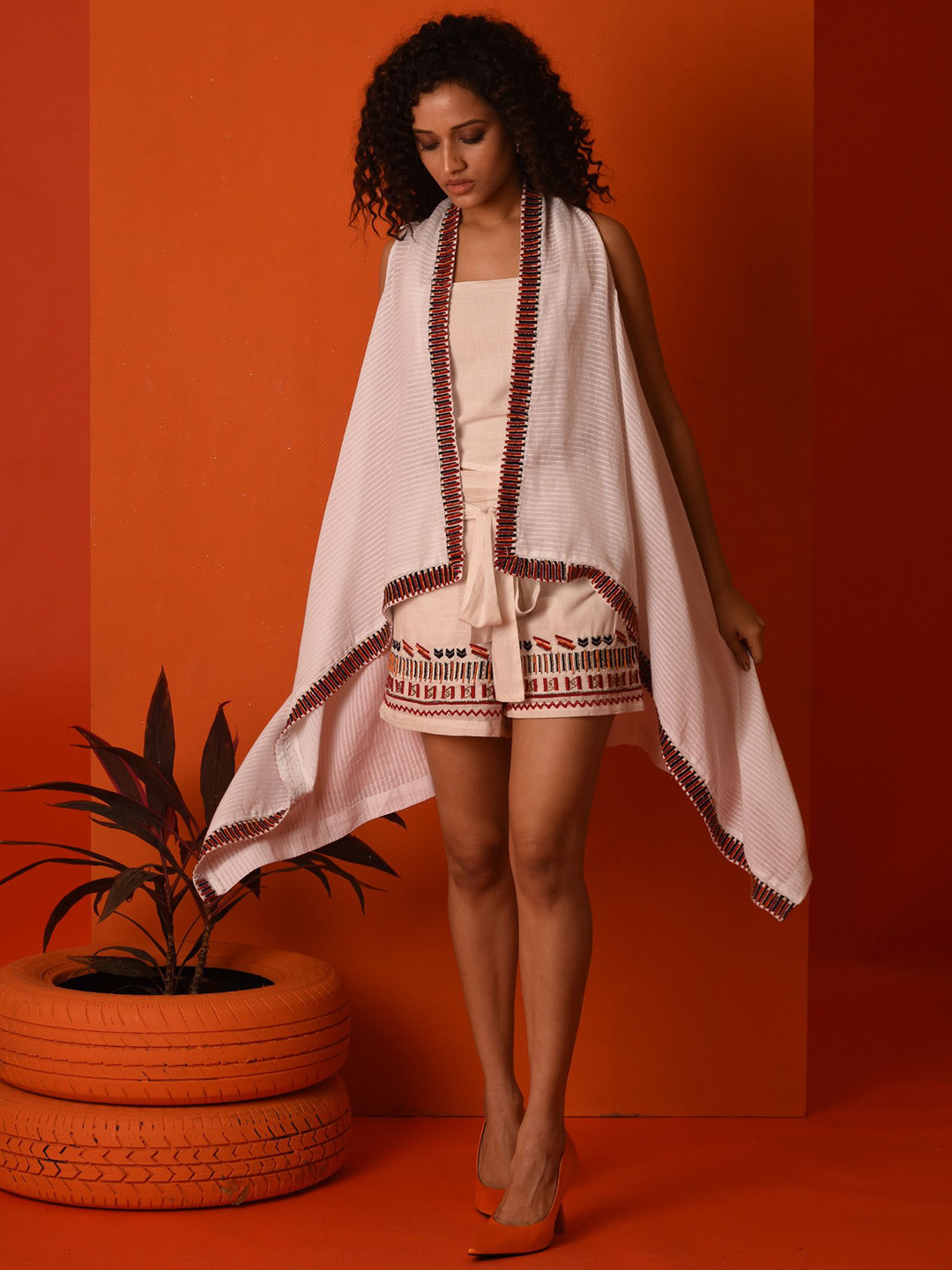 WHIMS Cape With Shorts Co-Ords