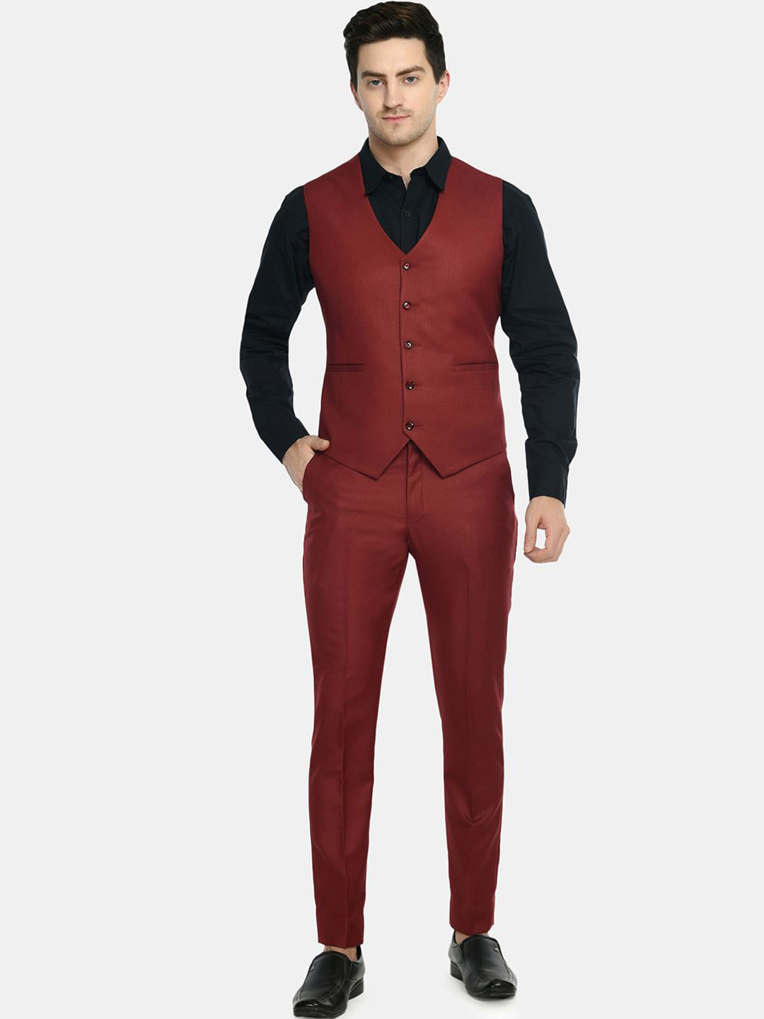 FIVEFEB Single-Breasted Two-PieceSuit
