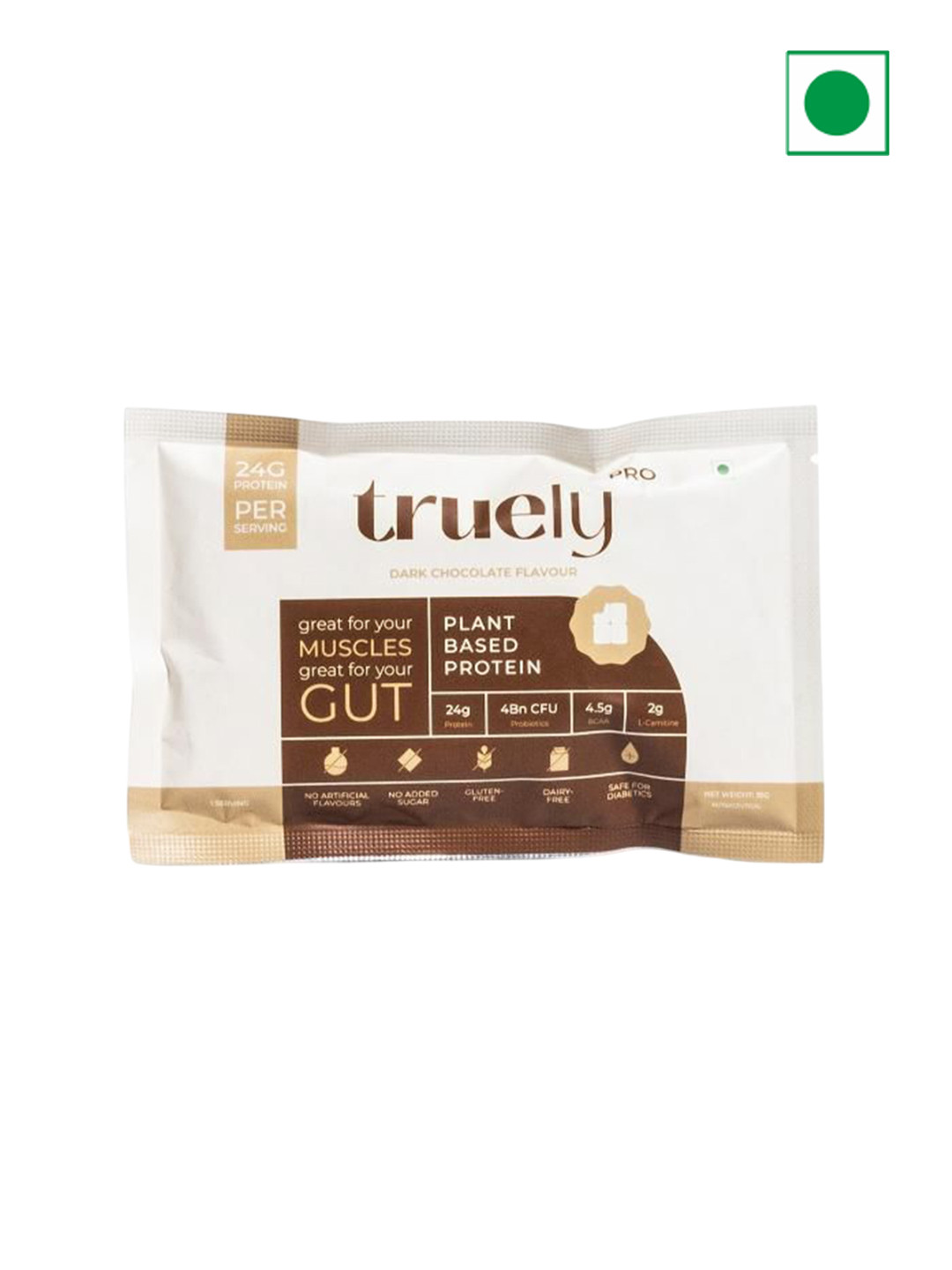Truely Health Vegan Plant Protein - Dark Chocolate - 1 kg