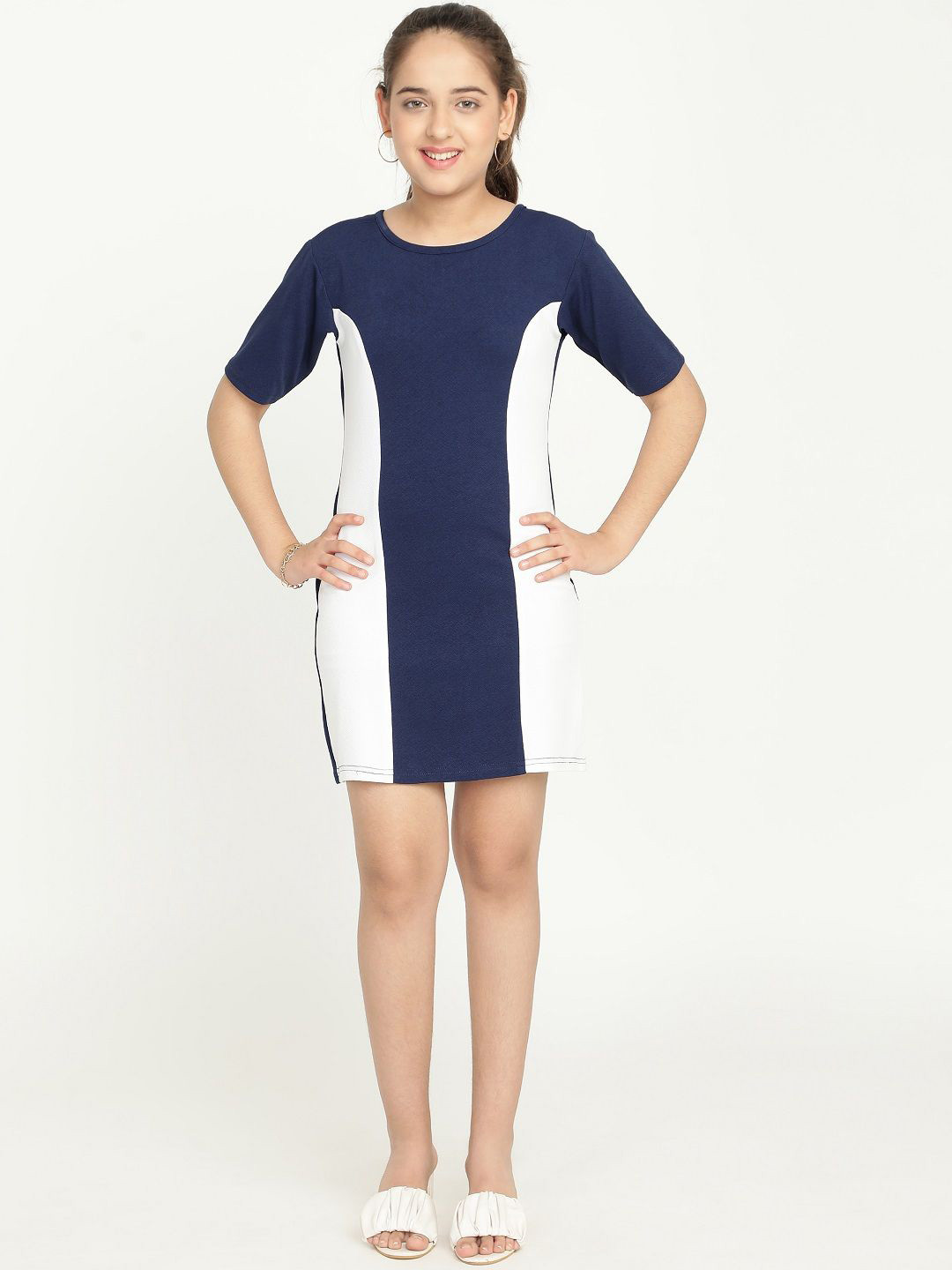 White World A-Line Dress