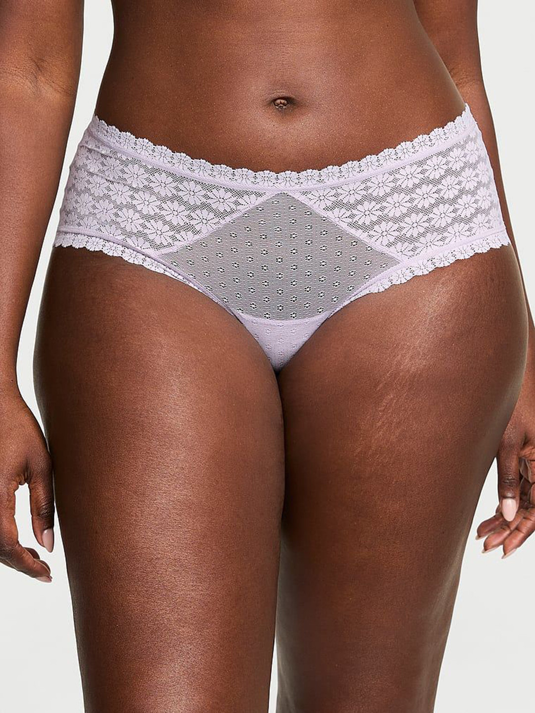 Victoria's Secret The Lacie Daisy Lace Cheeky Basic Brief 112631353RZM