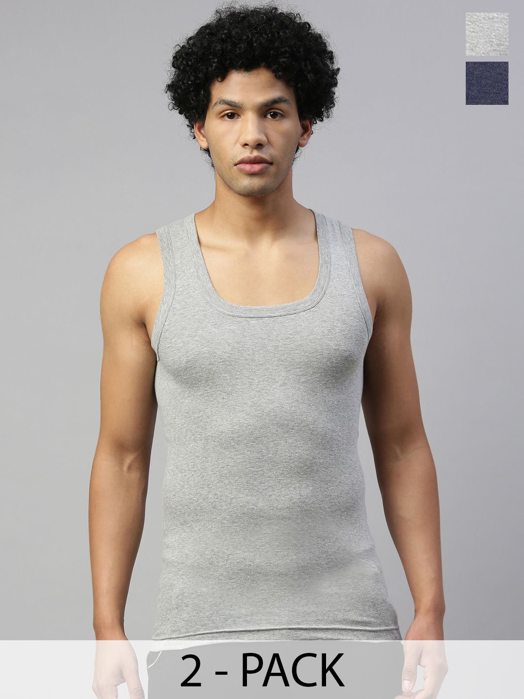 DIXCY SCOTT MAXIMUS Pack Of 2 Gym Innerwear Vests N_MAXV02 STRIKER-VST-P2, GMEBLM