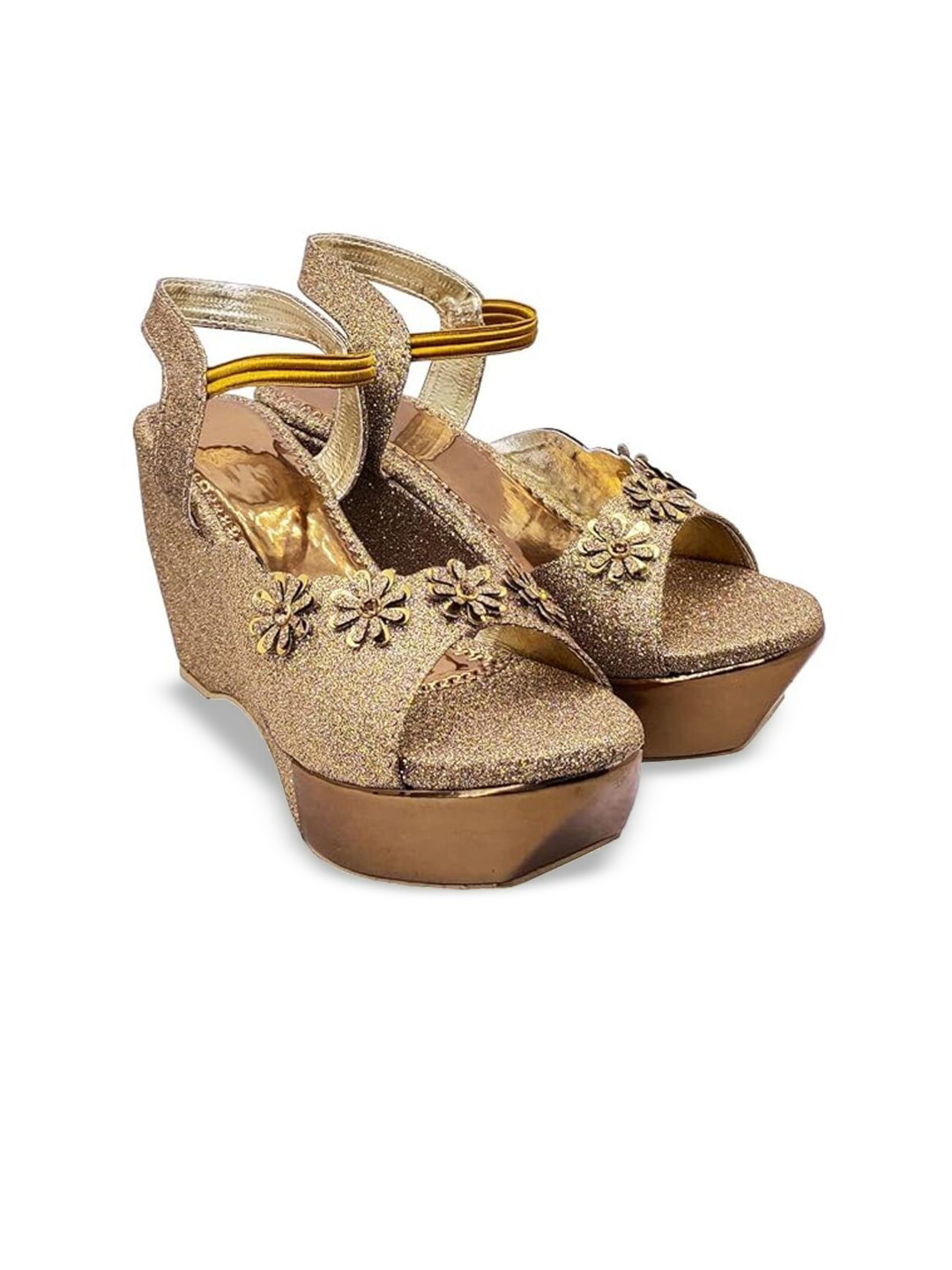 MONAQI Colourblocked Comfort Sandals with Buckles