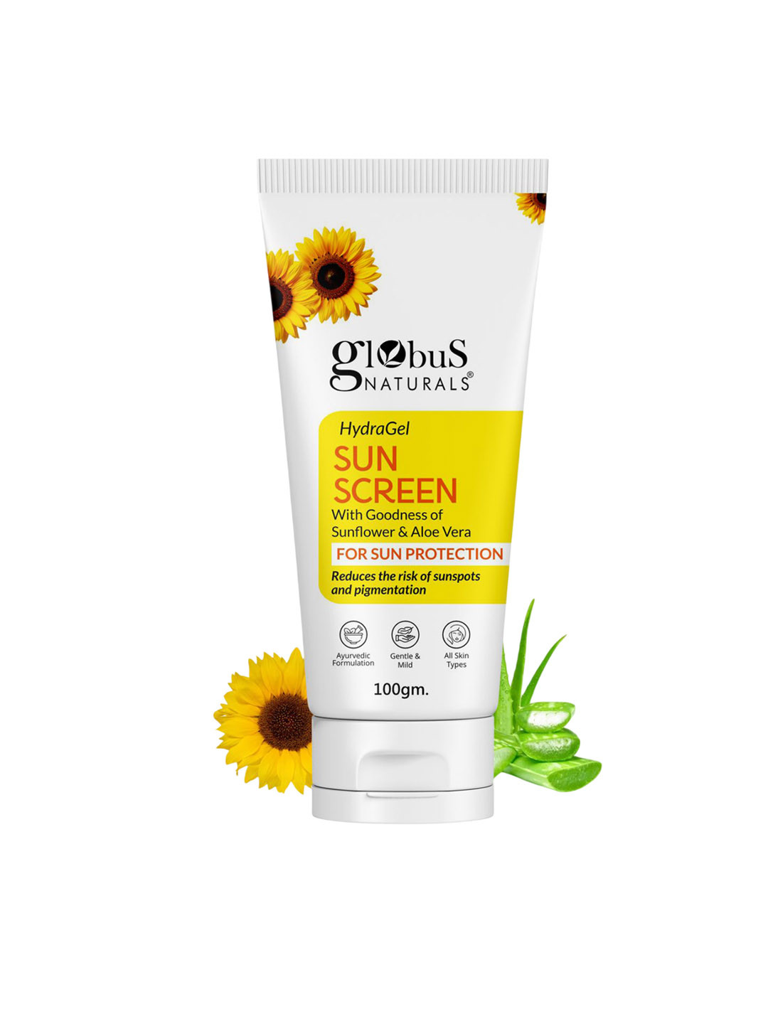 Globus naturals Hydra Gel Sunscreen For Sun Protection - 100g