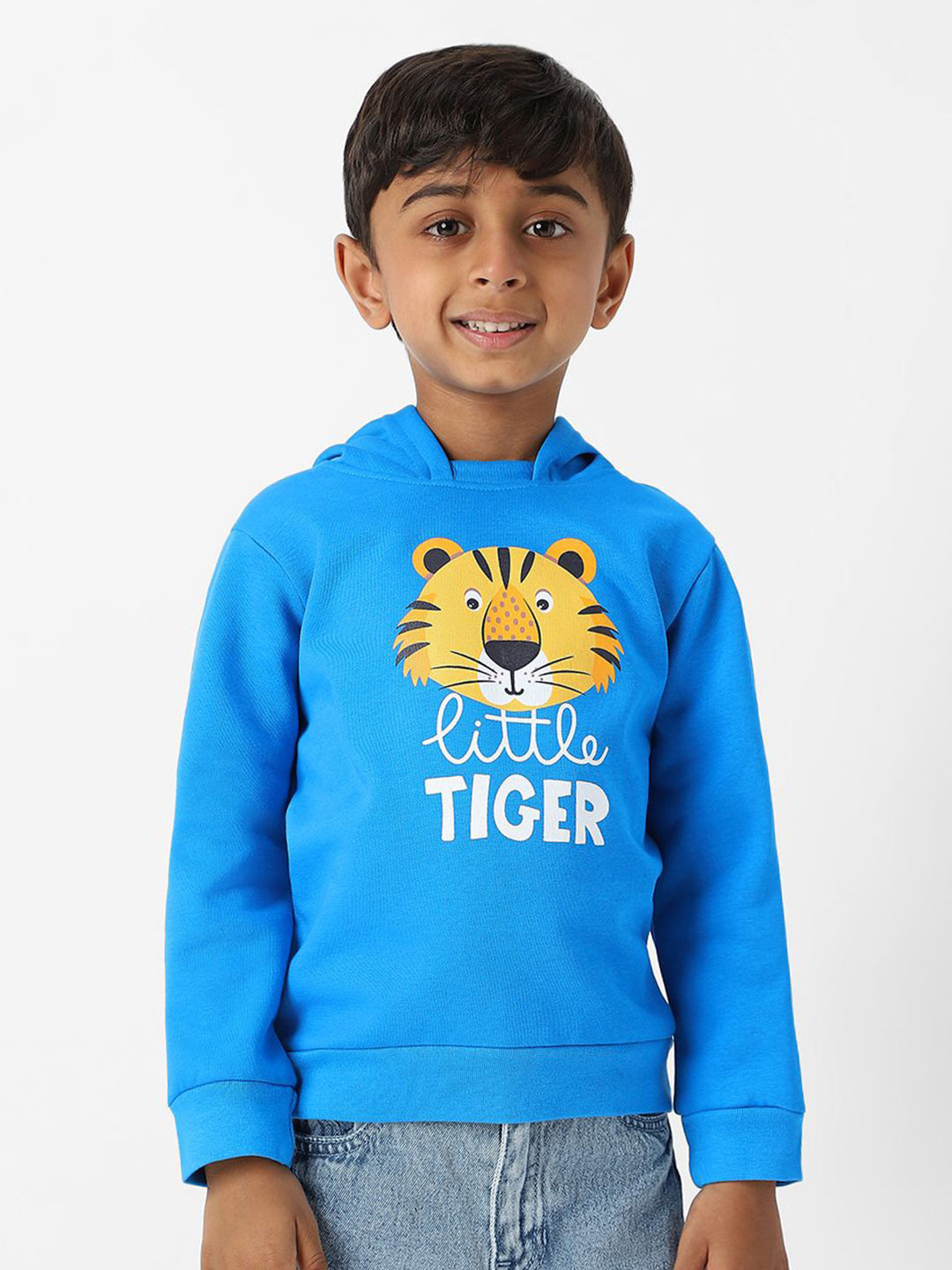 Nauti Nati Boys Printed Hooded Sweatshirt