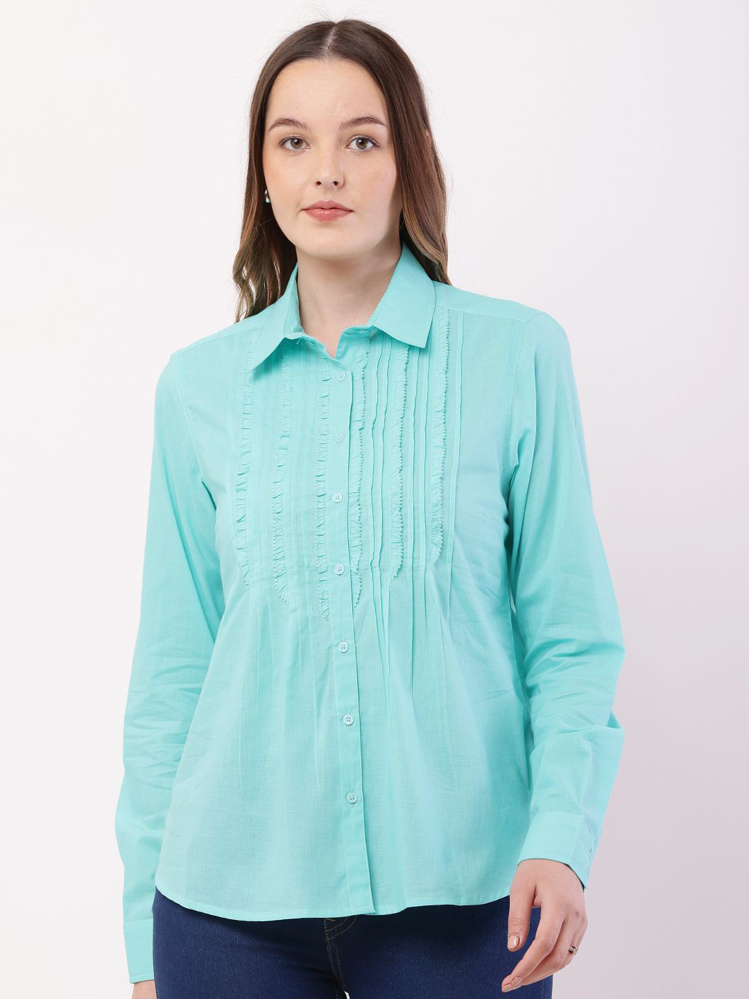 HERE&NOW Women Comfort Opaque Casual Shirt